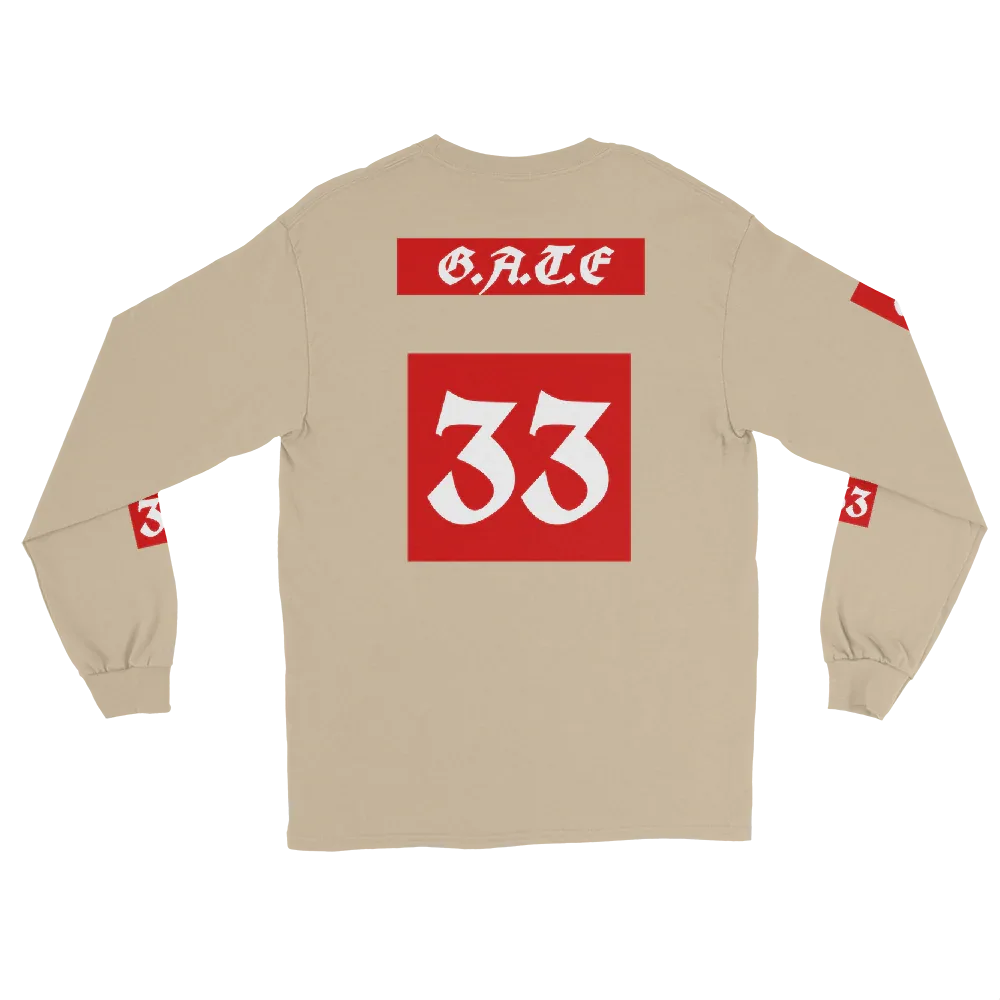 33Spiritfilled Men’s Long Sleeve Shirt - Da G.A.T.E 33
