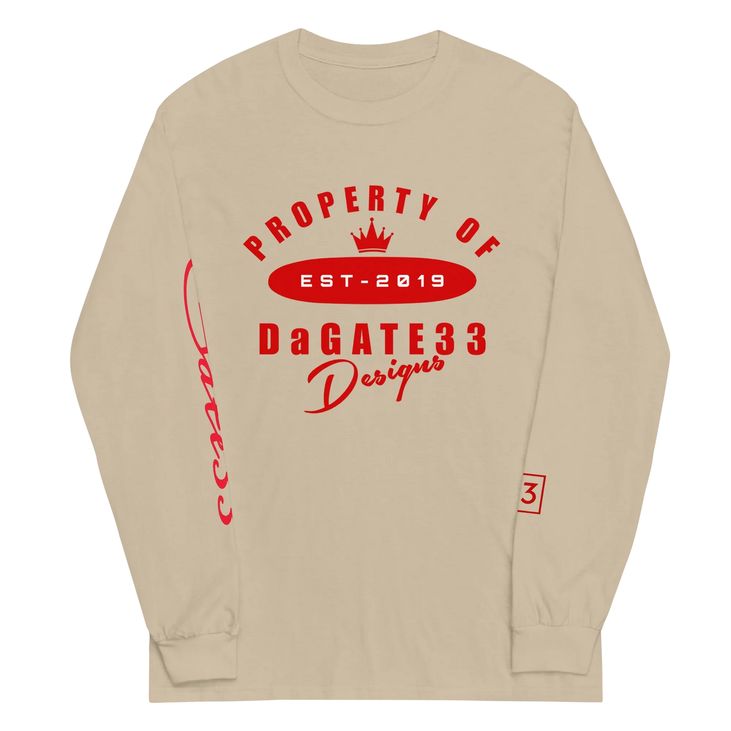 Gate33 Men’s Long Sleeve Shirt - Da G.A.T.E 33
