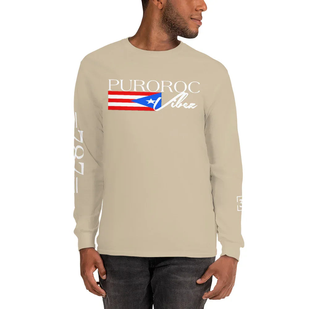 PRAY FOR PR Men’s Long Sleeve Shirt - Da G.A.T.E 33