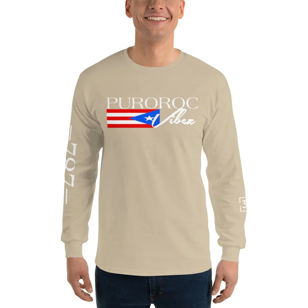 PRAY FOR PR Men’s Long Sleeve Shirt - Da G.A.T.E 33