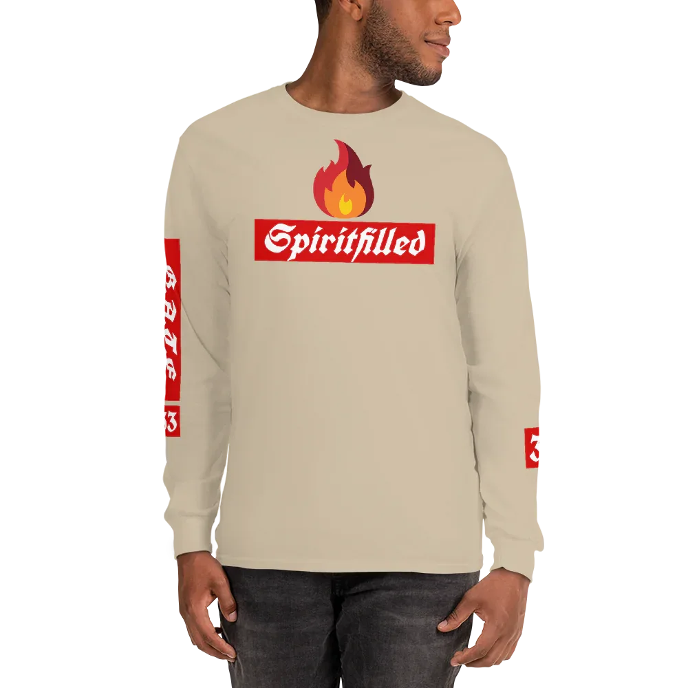 33Spiritfilled Men’s Long Sleeve Shirt - Da G.A.T.E 33