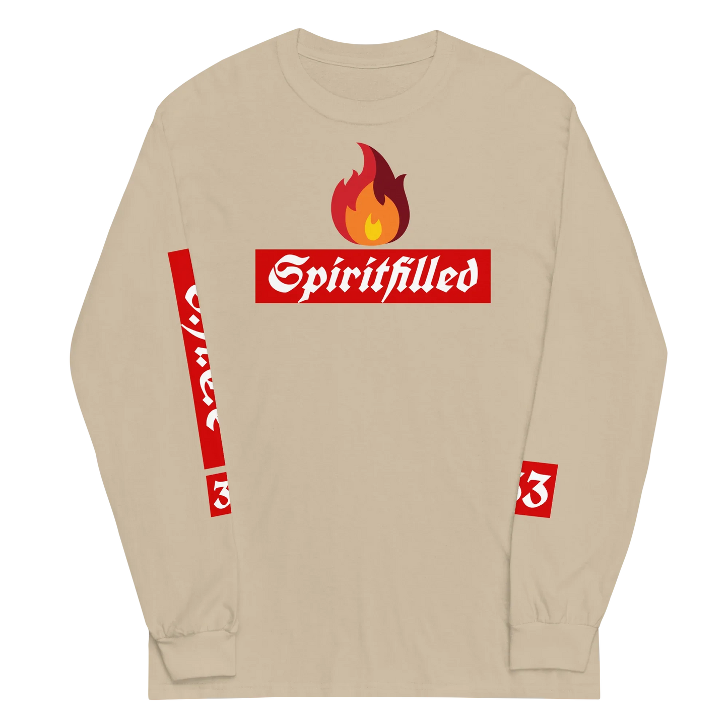 33Spiritfilled Men’s Long Sleeve Shirt - Da G.A.T.E 33