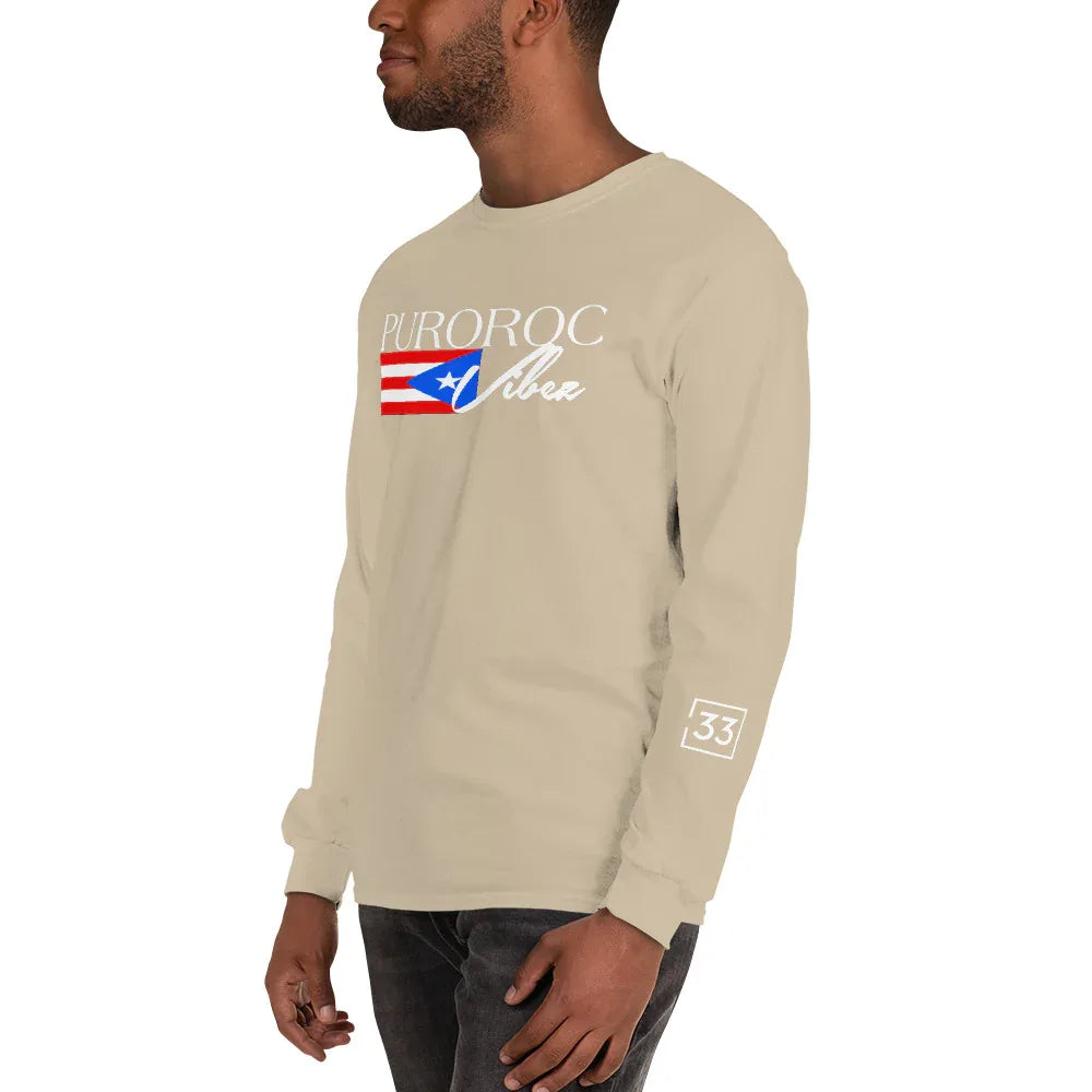 PRAY FOR PR Men’s Long Sleeve Shirt - Da G.A.T.E 33