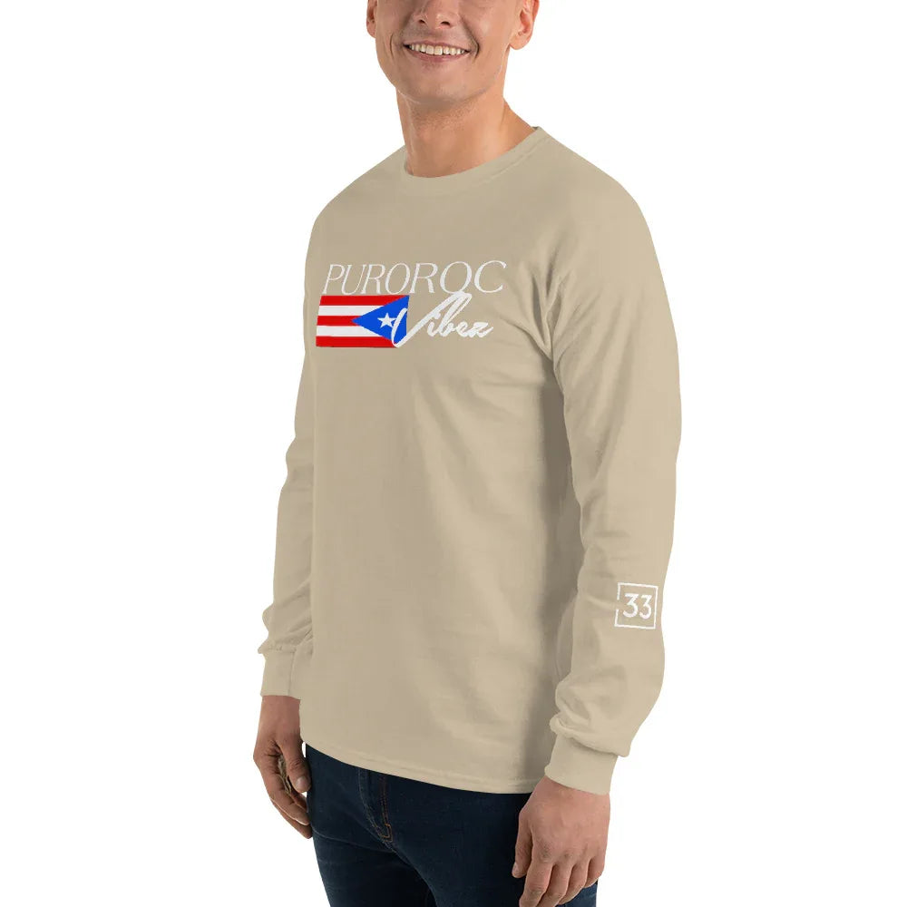 PRAY FOR PR Men’s Long Sleeve Shirt - Da G.A.T.E 33