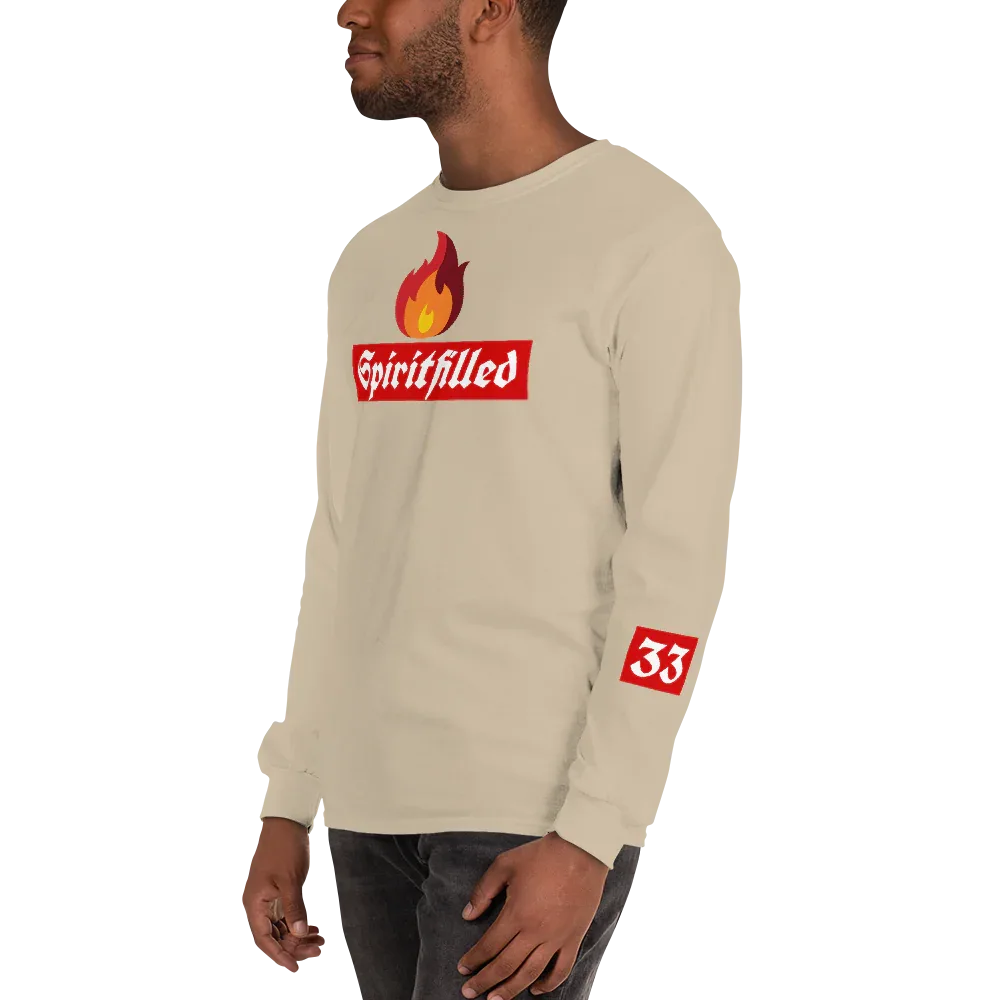 33Spiritfilled Men’s Long Sleeve Shirt - Da G.A.T.E 33