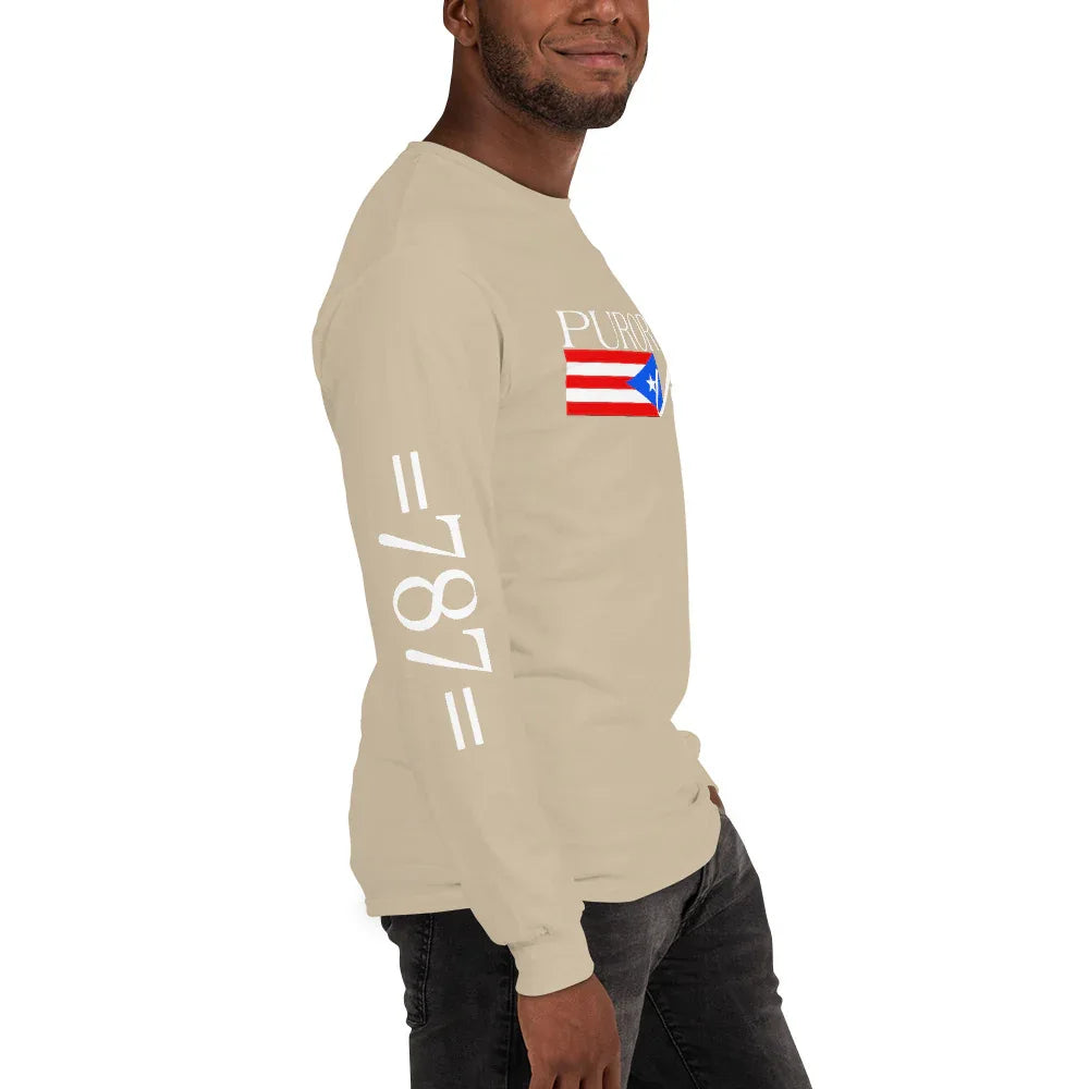 PRAY FOR PR Men’s Long Sleeve Shirt - Da G.A.T.E 33