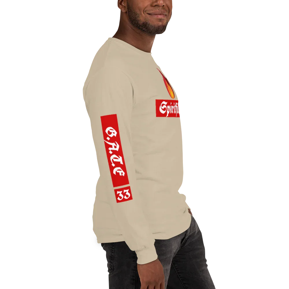 33Spiritfilled Men’s Long Sleeve Shirt - Da G.A.T.E 33