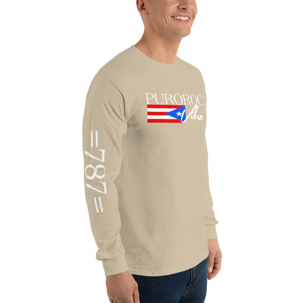 PRAY FOR PR Men’s Long Sleeve Shirt - Da G.A.T.E 33