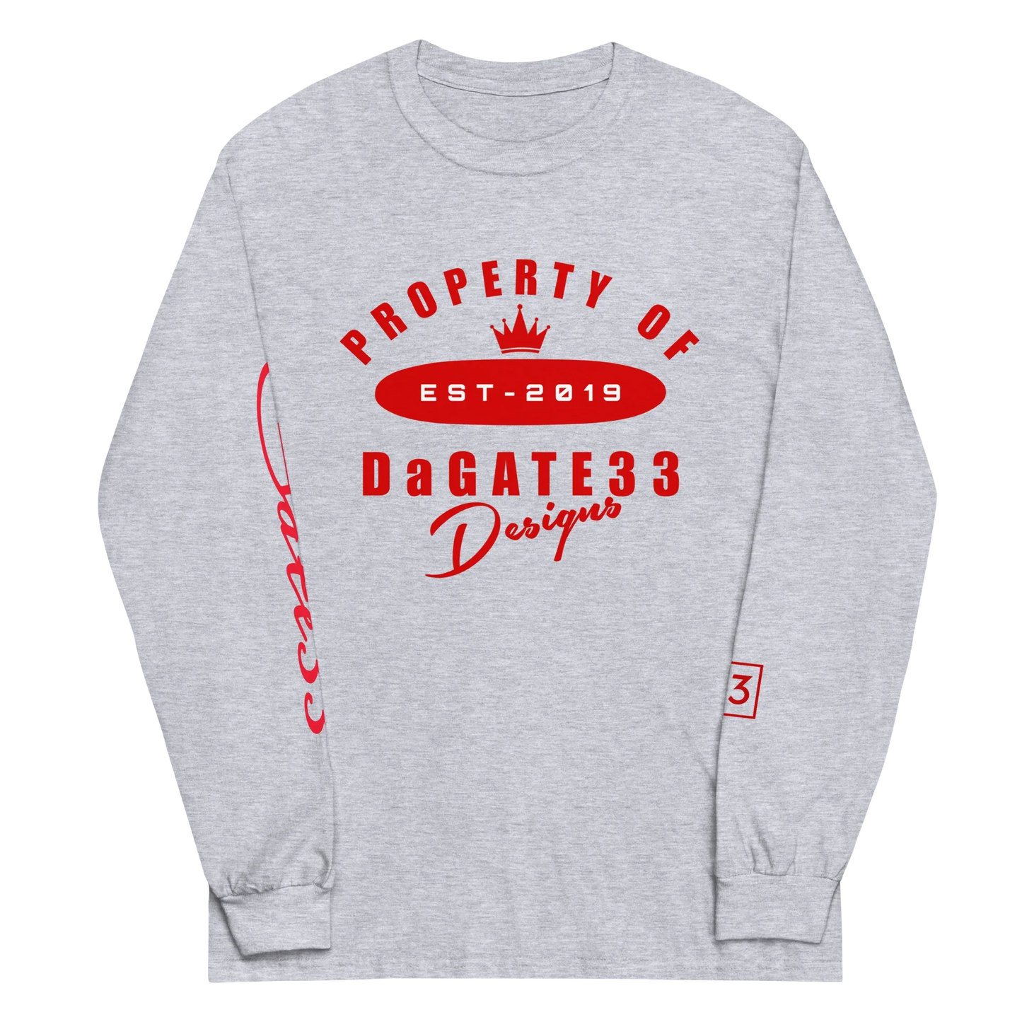 Gate33 Men’s Long Sleeve Shirt - Da G.A.T.E 33