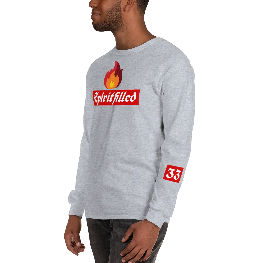 33Spiritfilled Men’s Long Sleeve Shirt - Da G.A.T.E 33