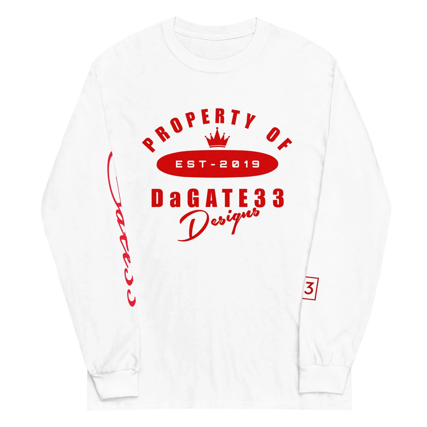 Gate33 Men’s Long Sleeve Shirt - Da G.A.T.E 33