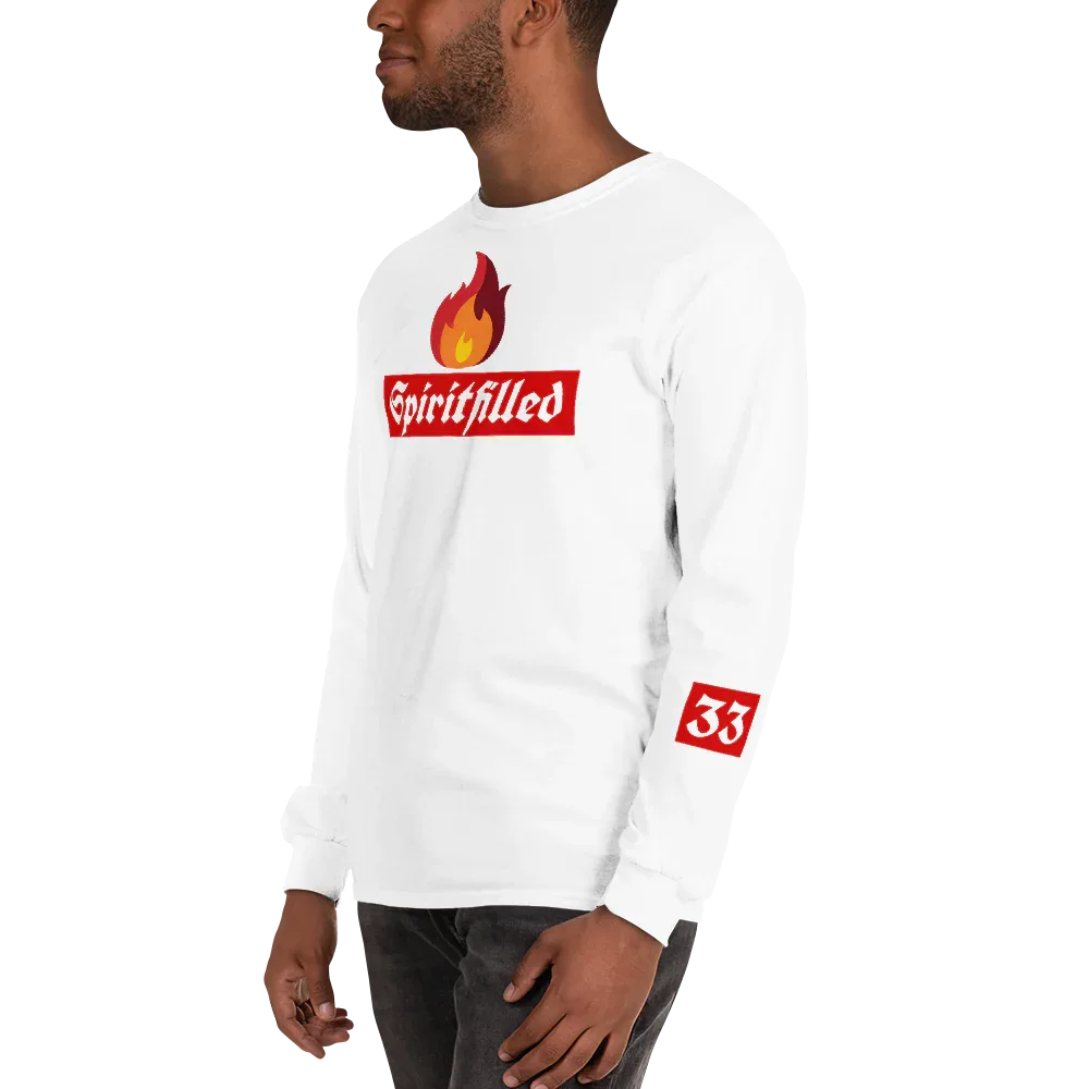 33Spiritfilled Men’s Long Sleeve Shirt - Da G.A.T.E 33