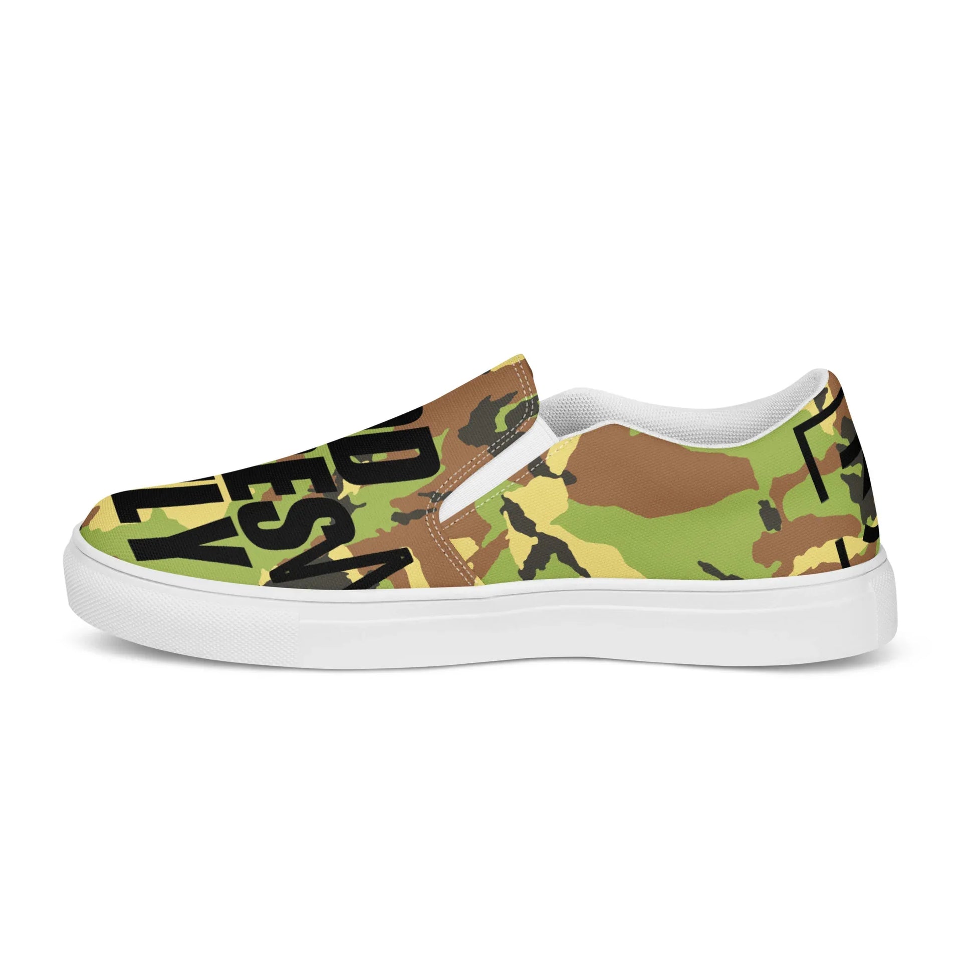 God Vibes Only Men’s slip-on canvas shoes - Da G.A.T.E 33
