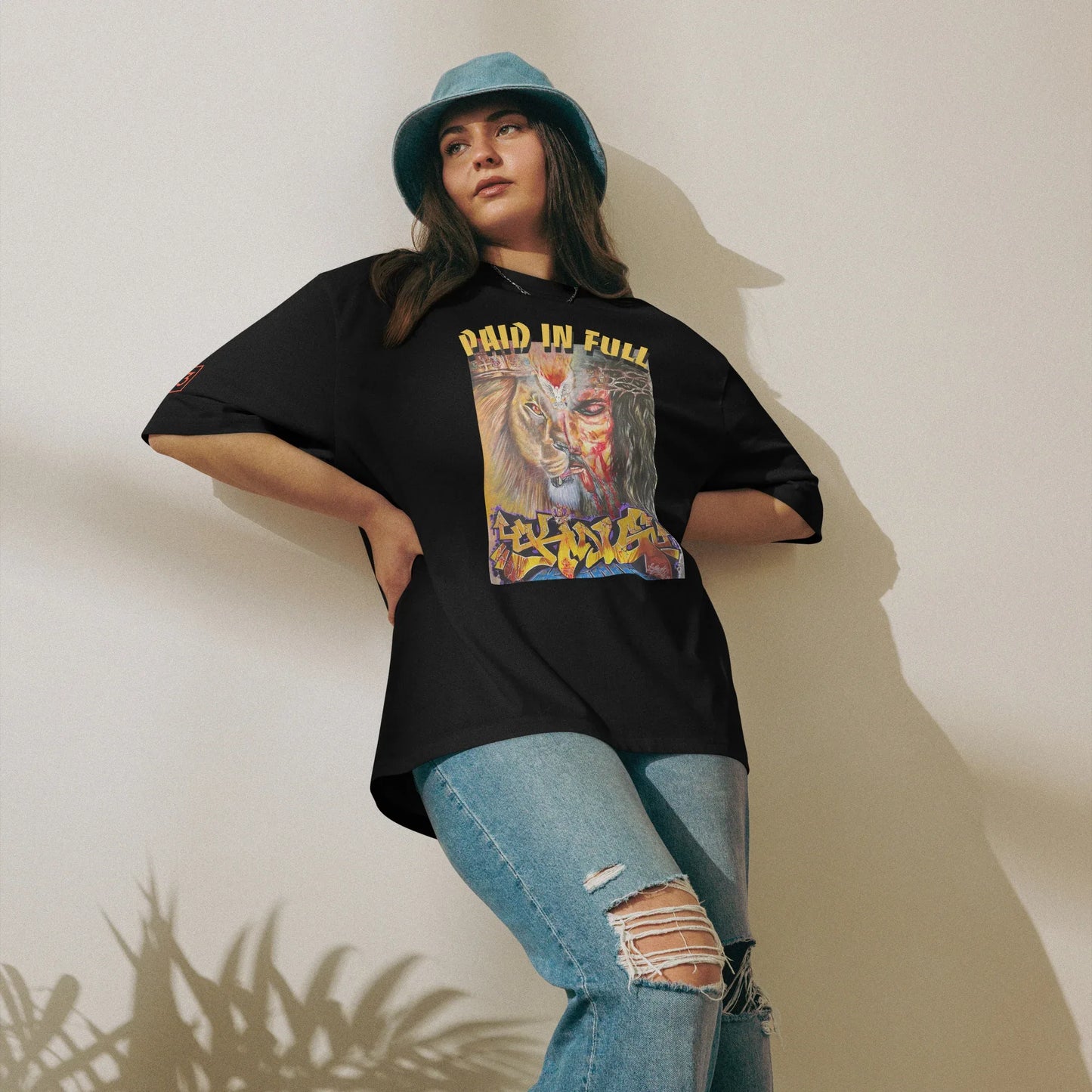 PAIN AND N FULL Oversized heavyweight t-shirt - Da G.A.T.E 33