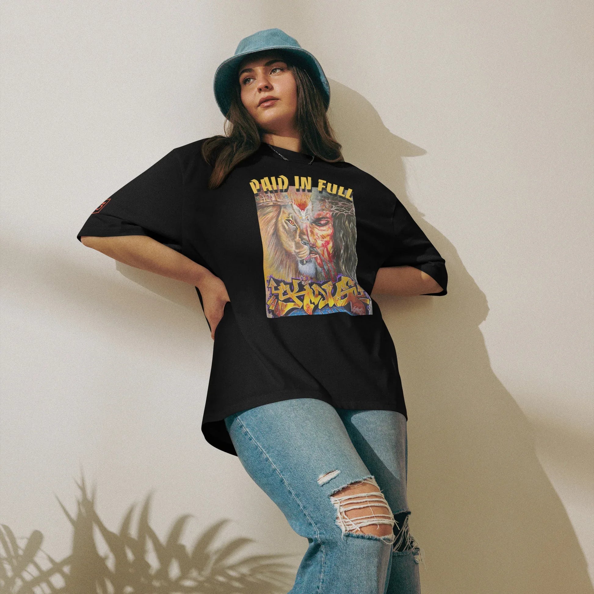 PAIN AND N FULL Oversized heavyweight t-shirt - Da G.A.T.E 33