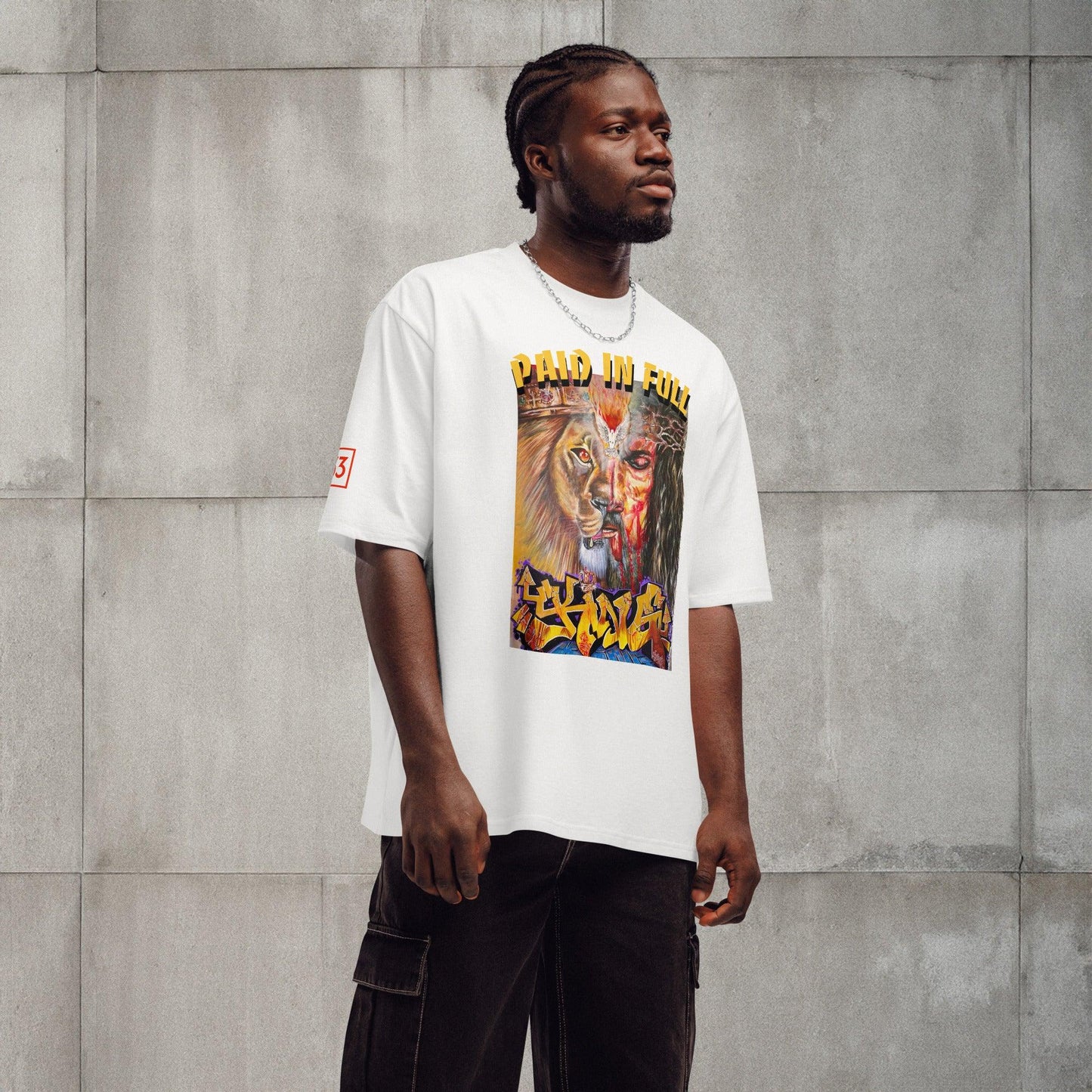 PAIN AND N FULL Oversized heavyweight t-shirt - Da G.A.T.E 33