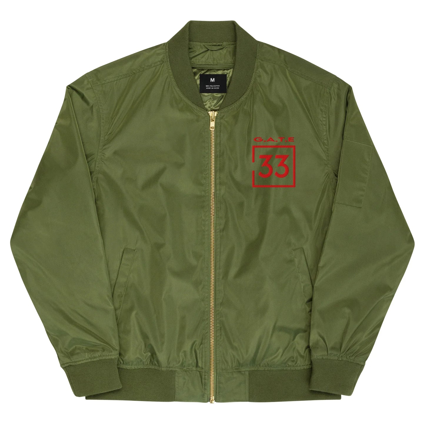 GATE33 Premium recycled bomber jacket - Da G.A.T.E 33
