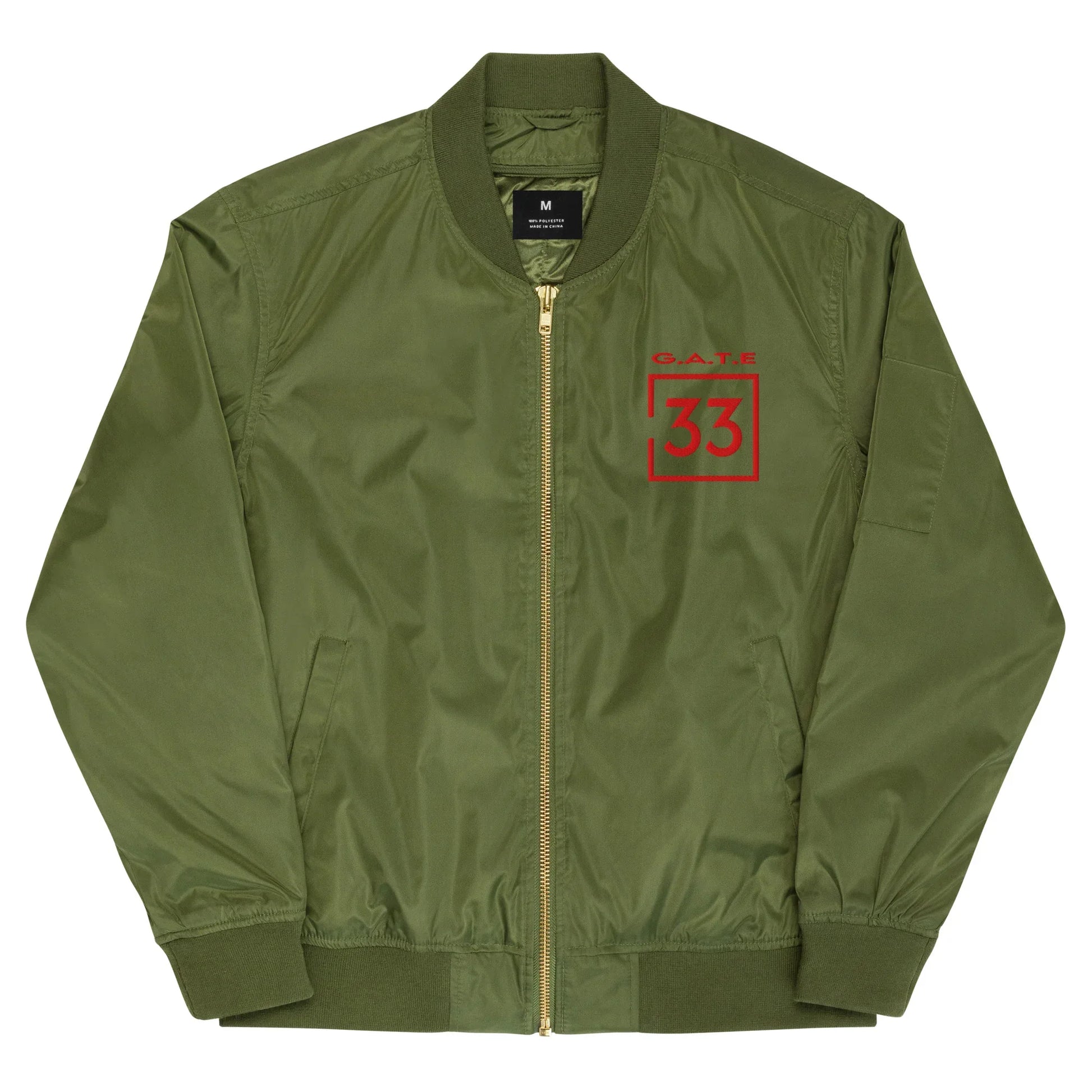 GATE33 Premium recycled bomber jacket - Da G.A.T.E 33