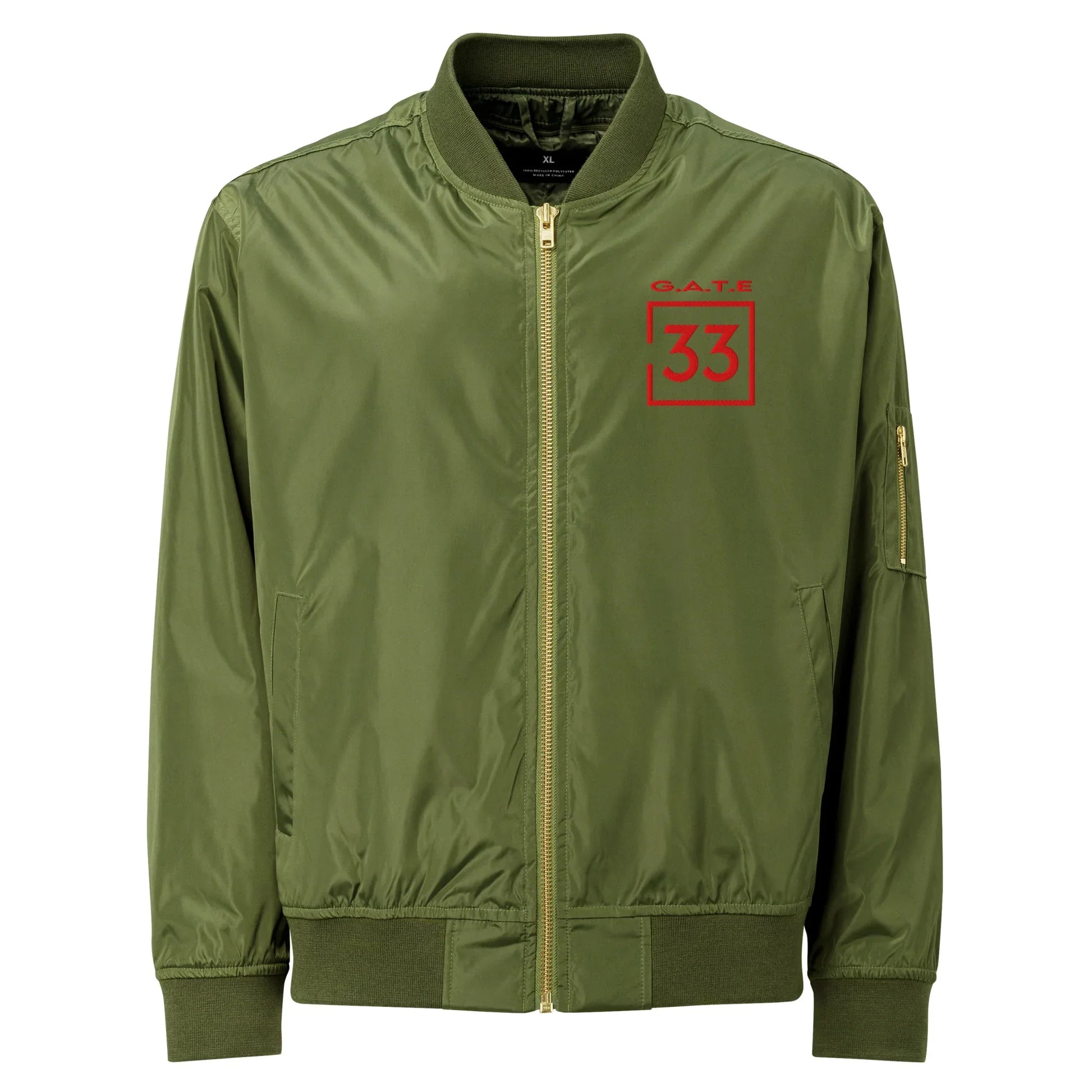GATE33 Premium recycled bomber jacket - Da G.A.T.E 33