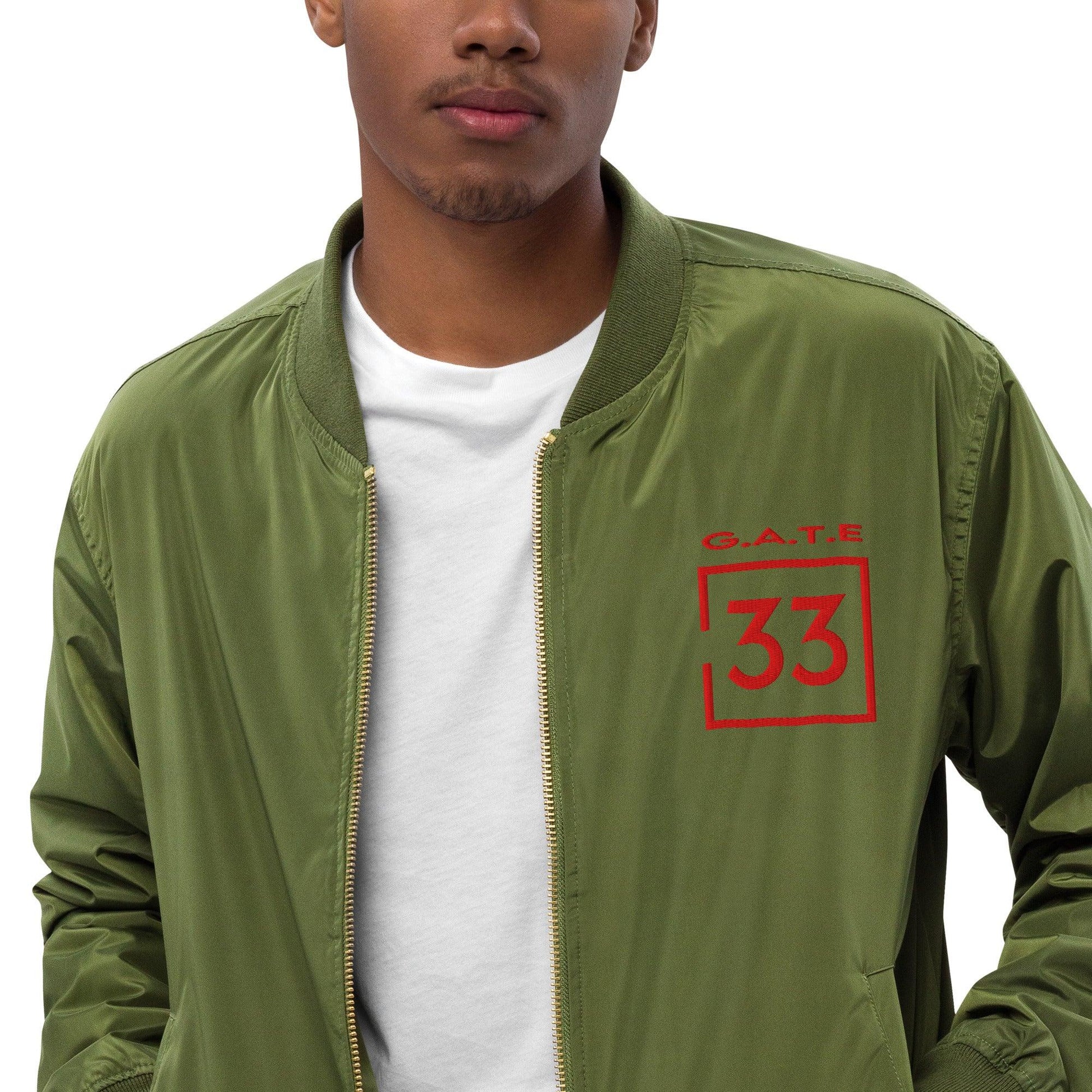 GATE33 Premium recycled bomber jacket - Da G.A.T.E 33