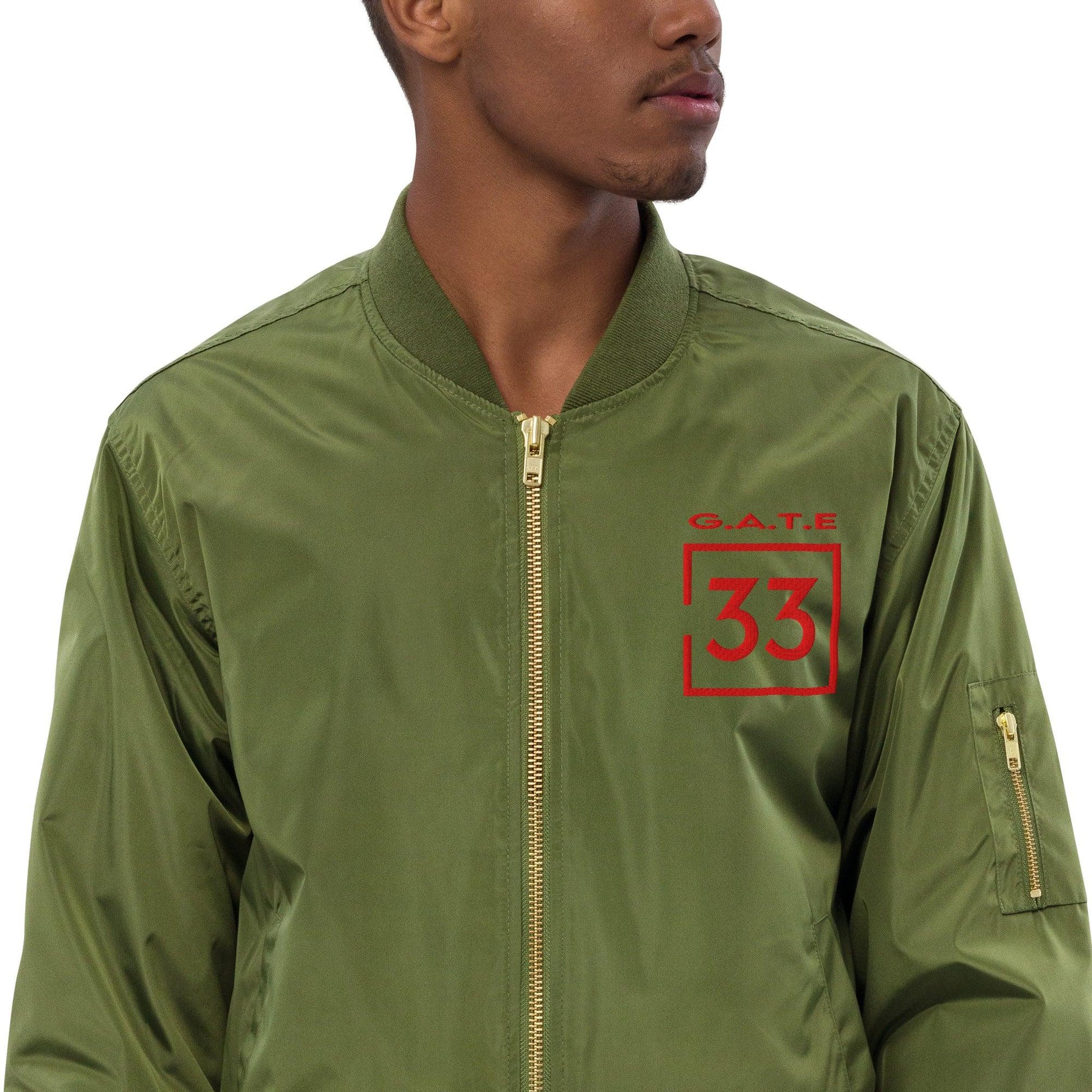 GATE33 Premium recycled bomber jacket - Da G.A.T.E 33