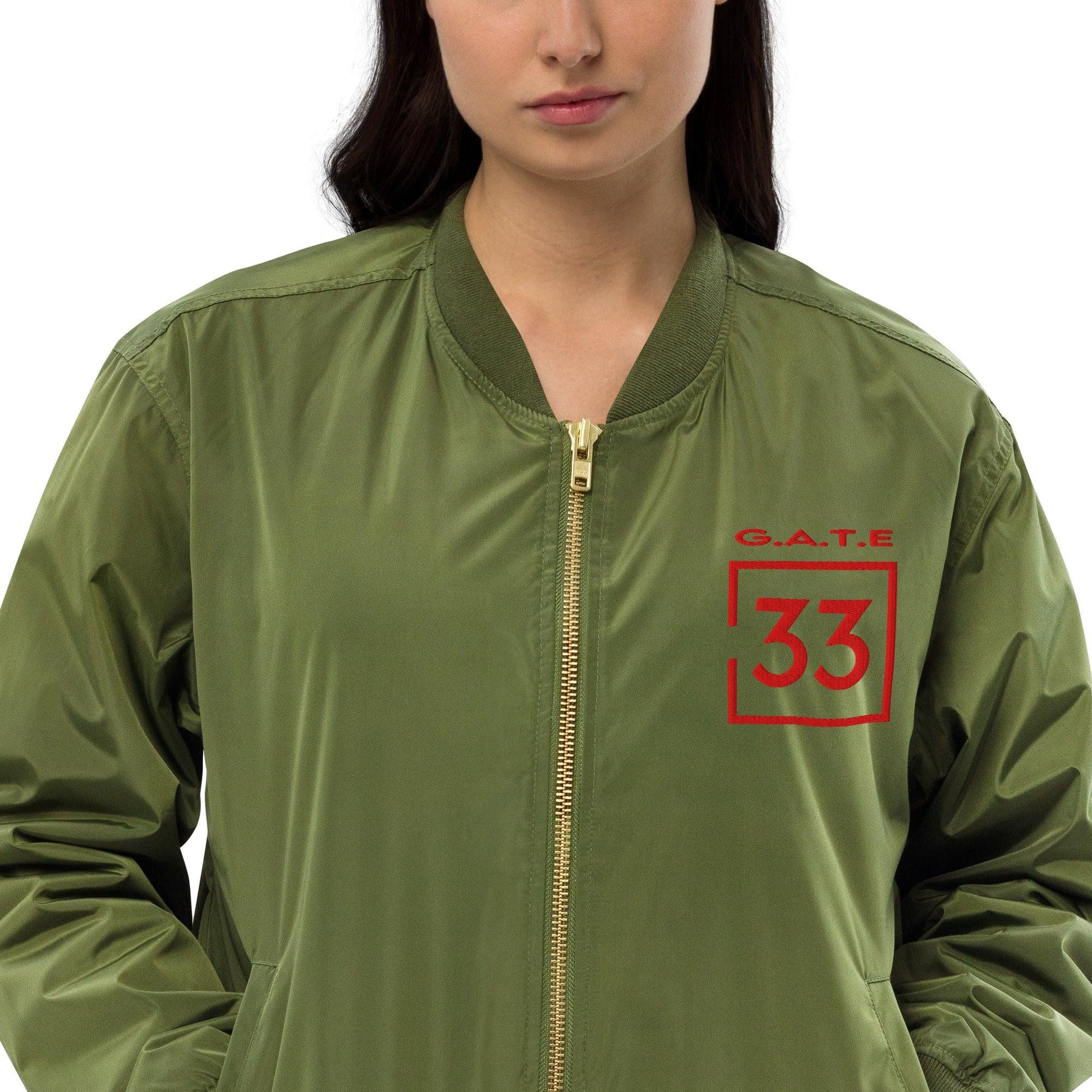 GATE33 Premium recycled bomber jacket - Da G.A.T.E 33