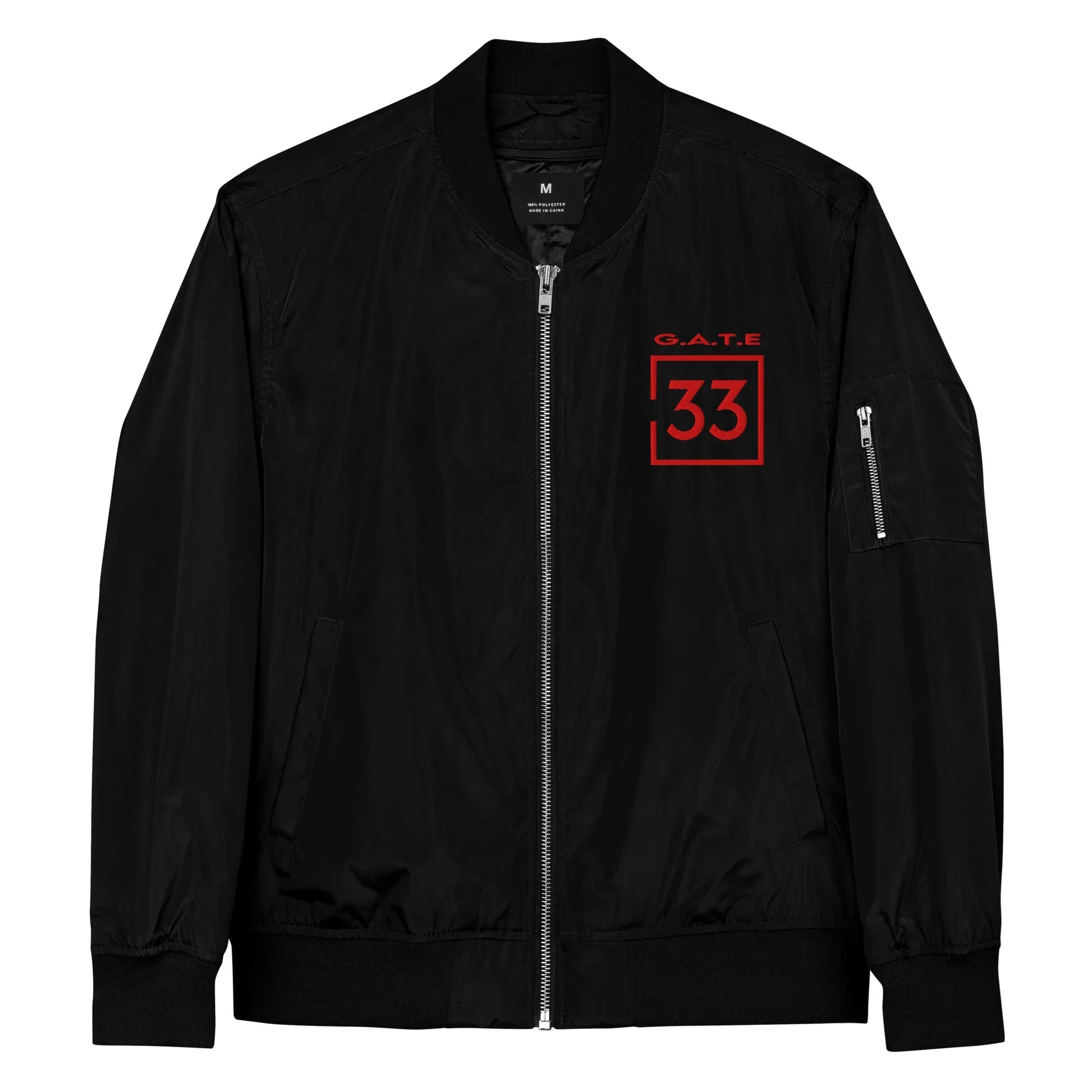 GATE33 Premium recycled bomber jacket - Da G.A.T.E 33
