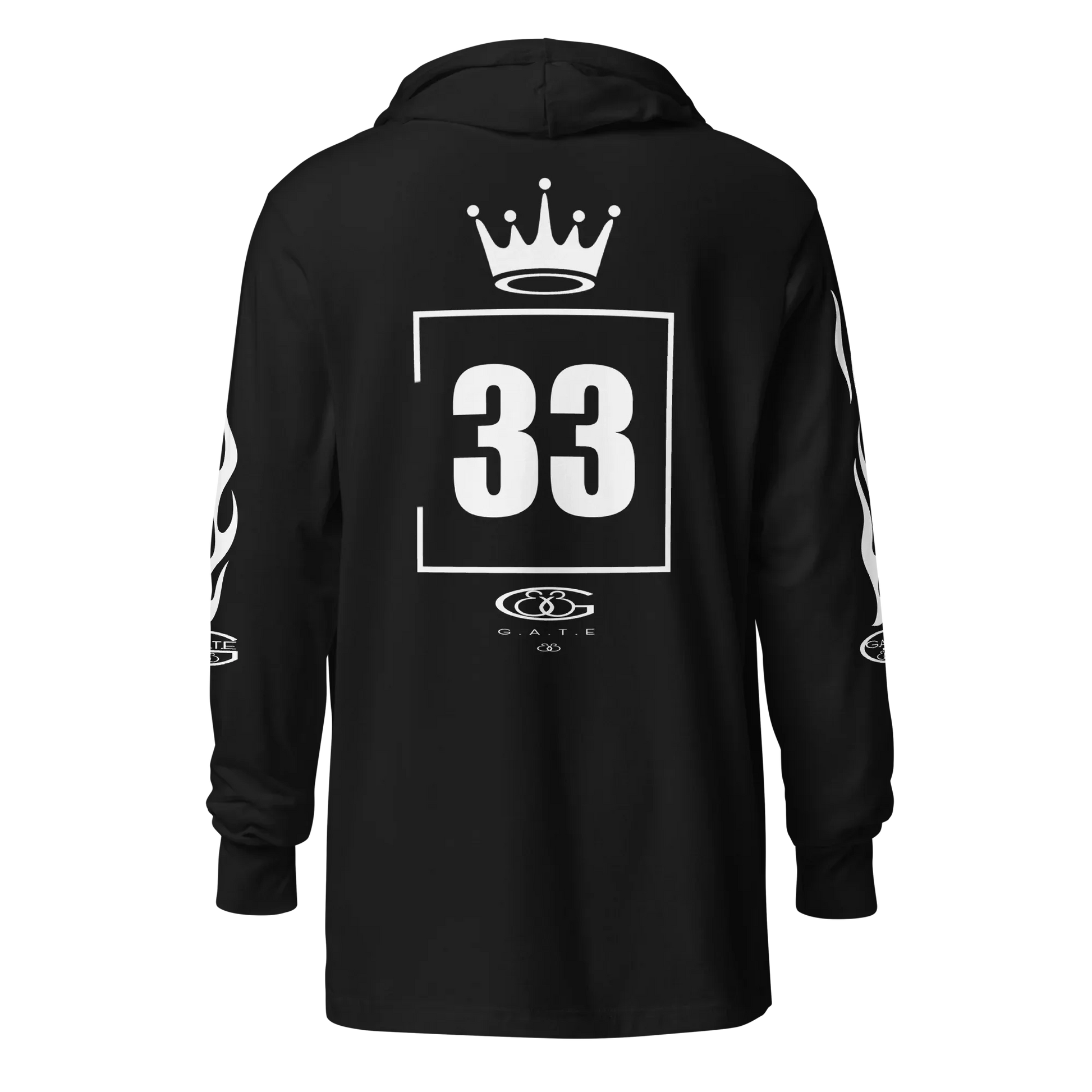 G33Z=Z Hooded long-sleeve tee - Da G.A.T.E 33