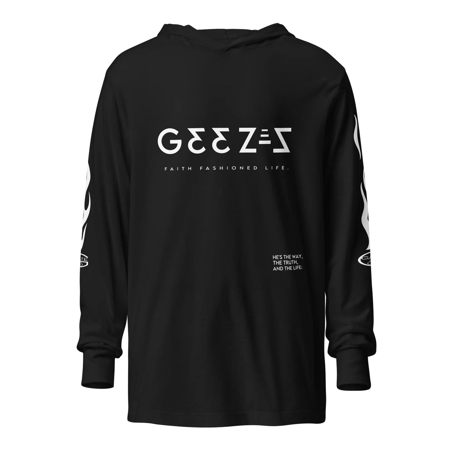 G33Z=Z Hooded long-sleeve tee - Da G.A.T.E 33
