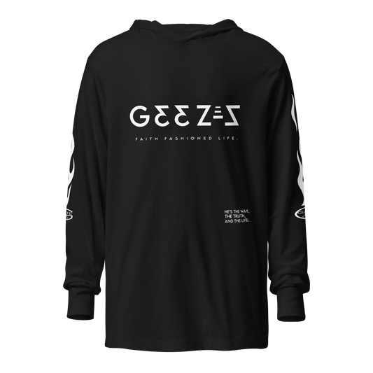 G33Z=Z Hooded long-sleeve tee - Da G.A.T.E 33