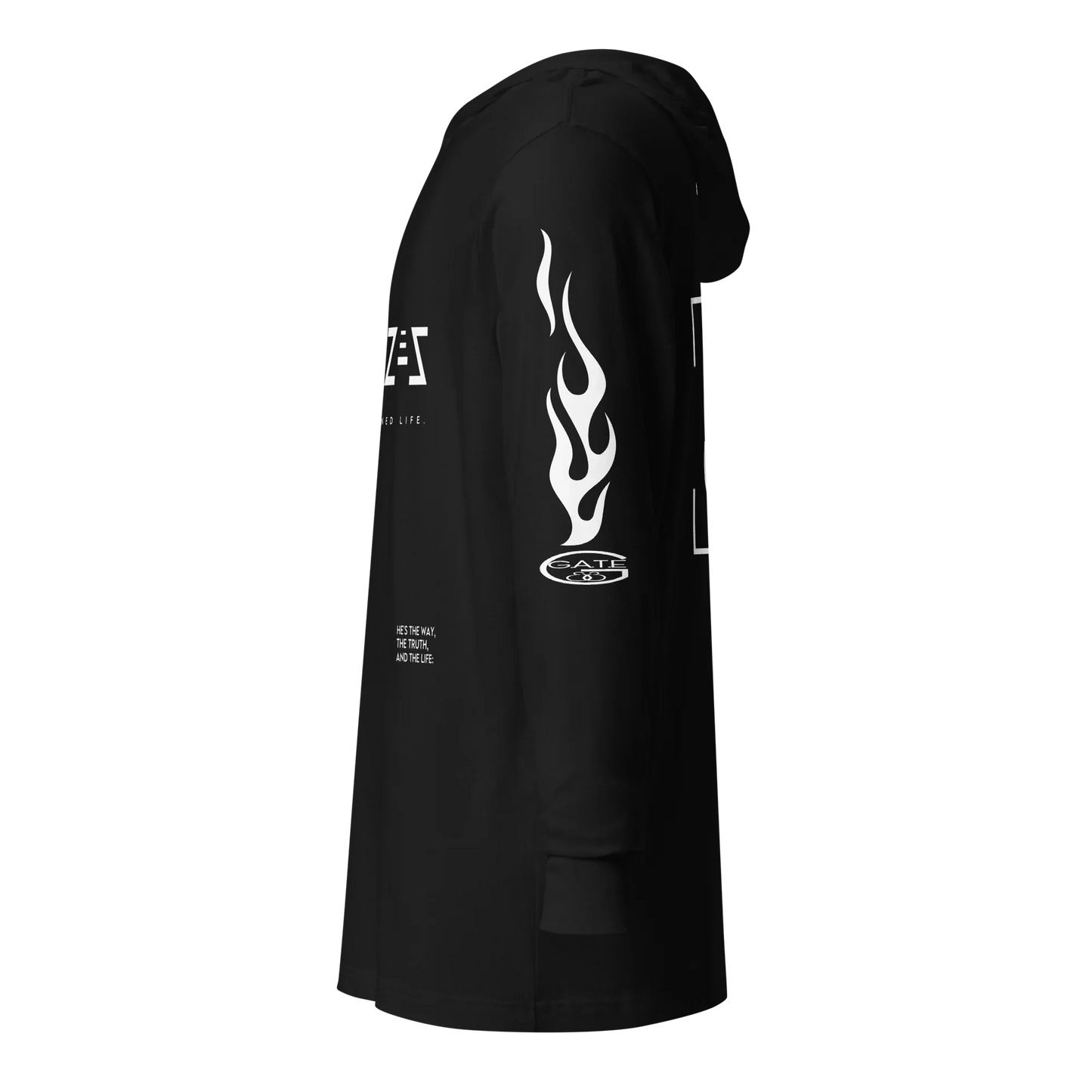 G33Z=Z Hooded long-sleeve tee - Da G.A.T.E 33