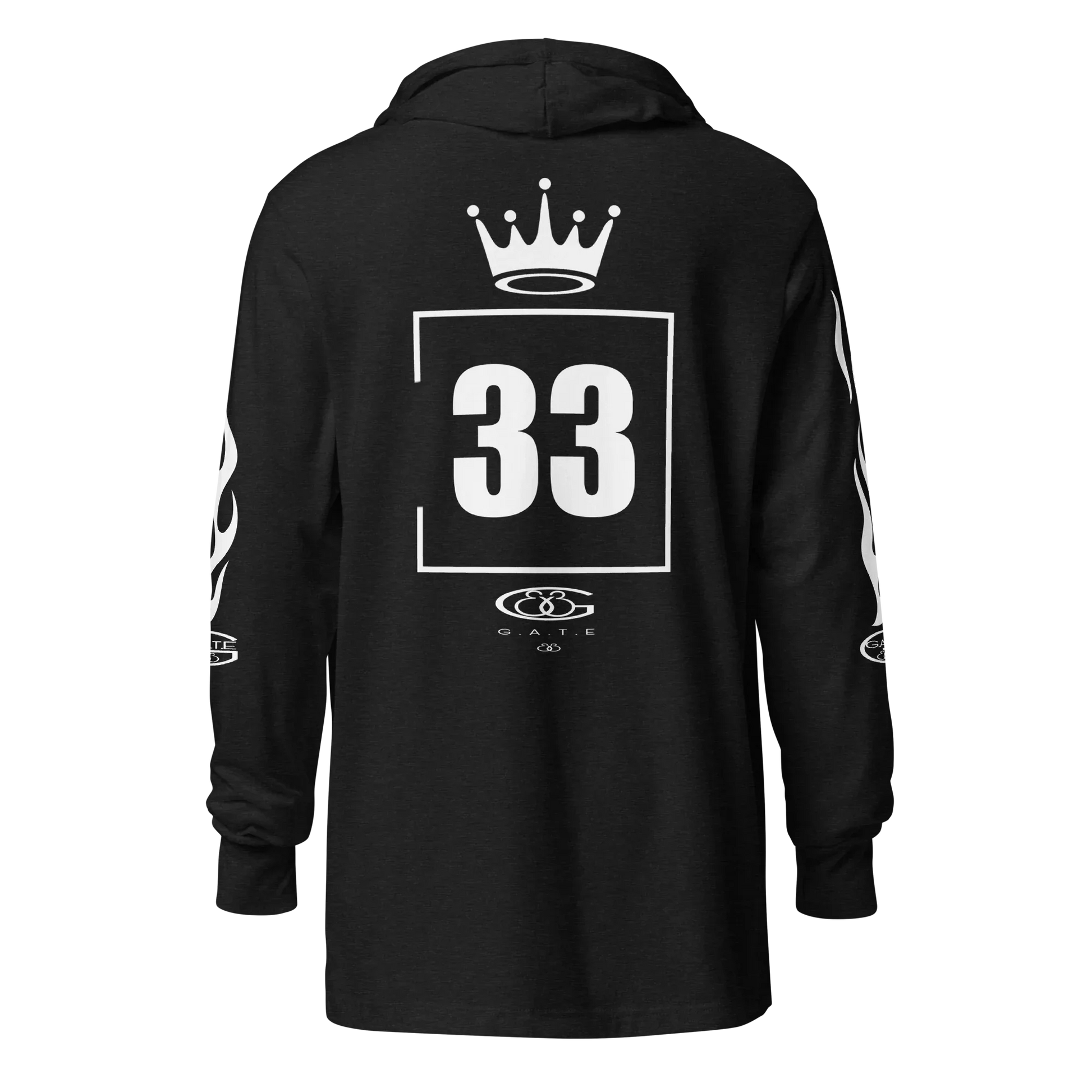 G33Z=Z Hooded long-sleeve tee - Da G.A.T.E 33