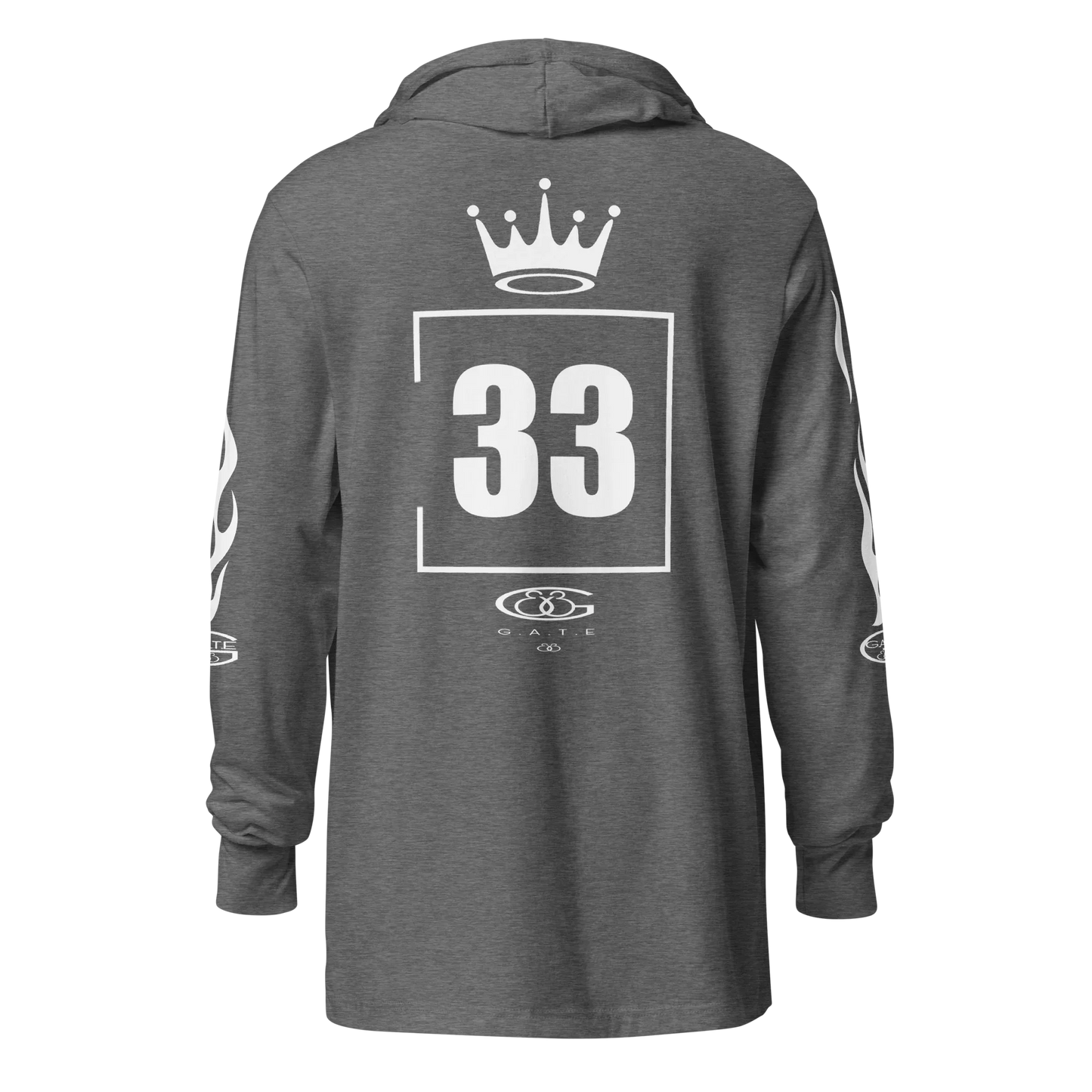 G33Z=Z Hooded long-sleeve tee - Da G.A.T.E 33