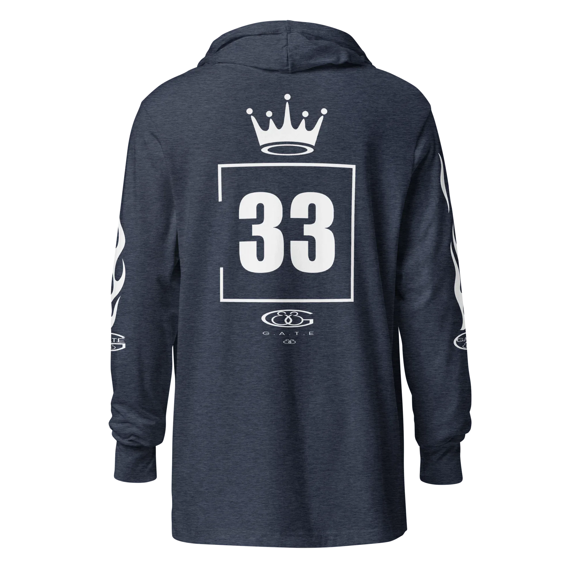 G33Z=Z Hooded long-sleeve tee - Da G.A.T.E 33
