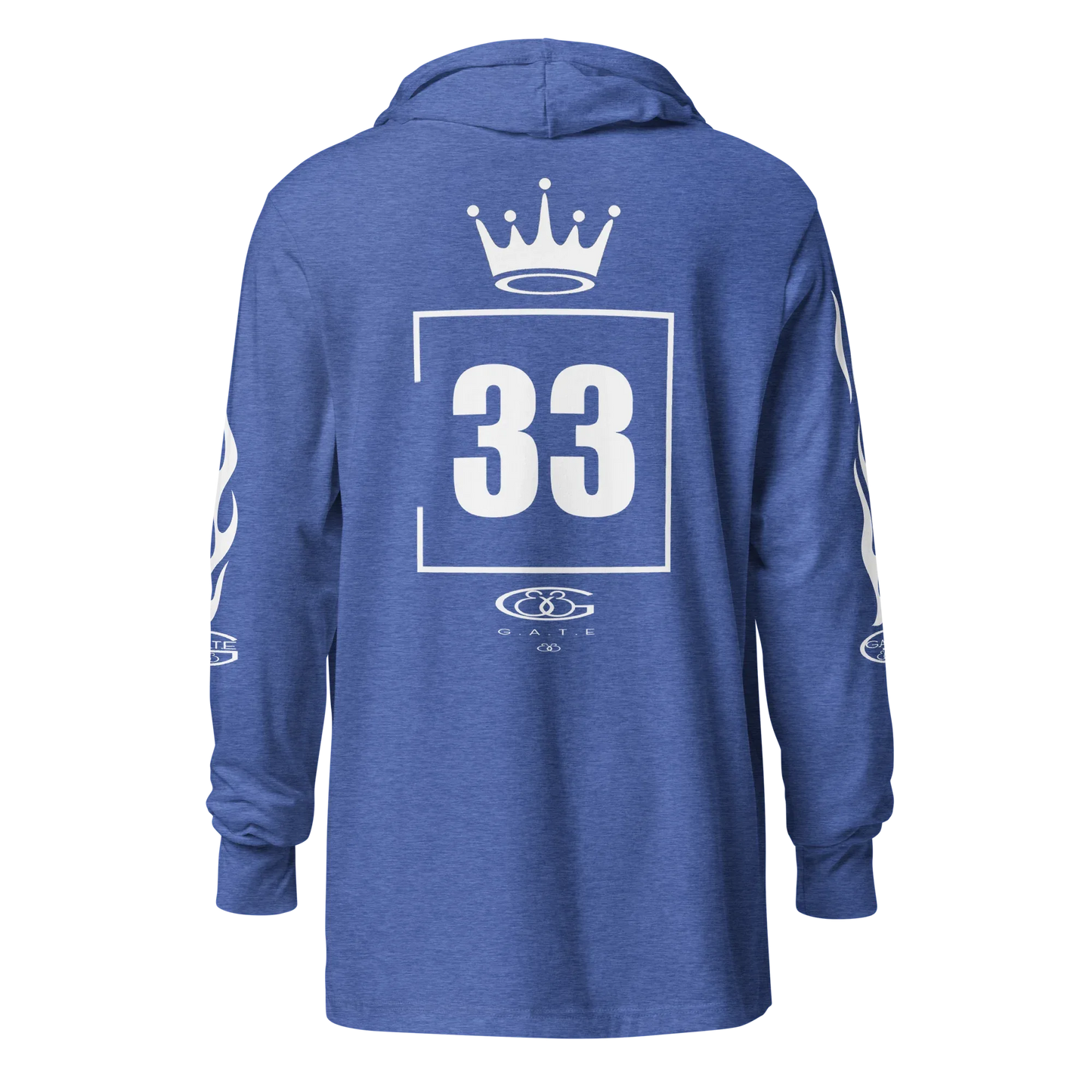 G33Z=Z Hooded long-sleeve tee - Da G.A.T.E 33