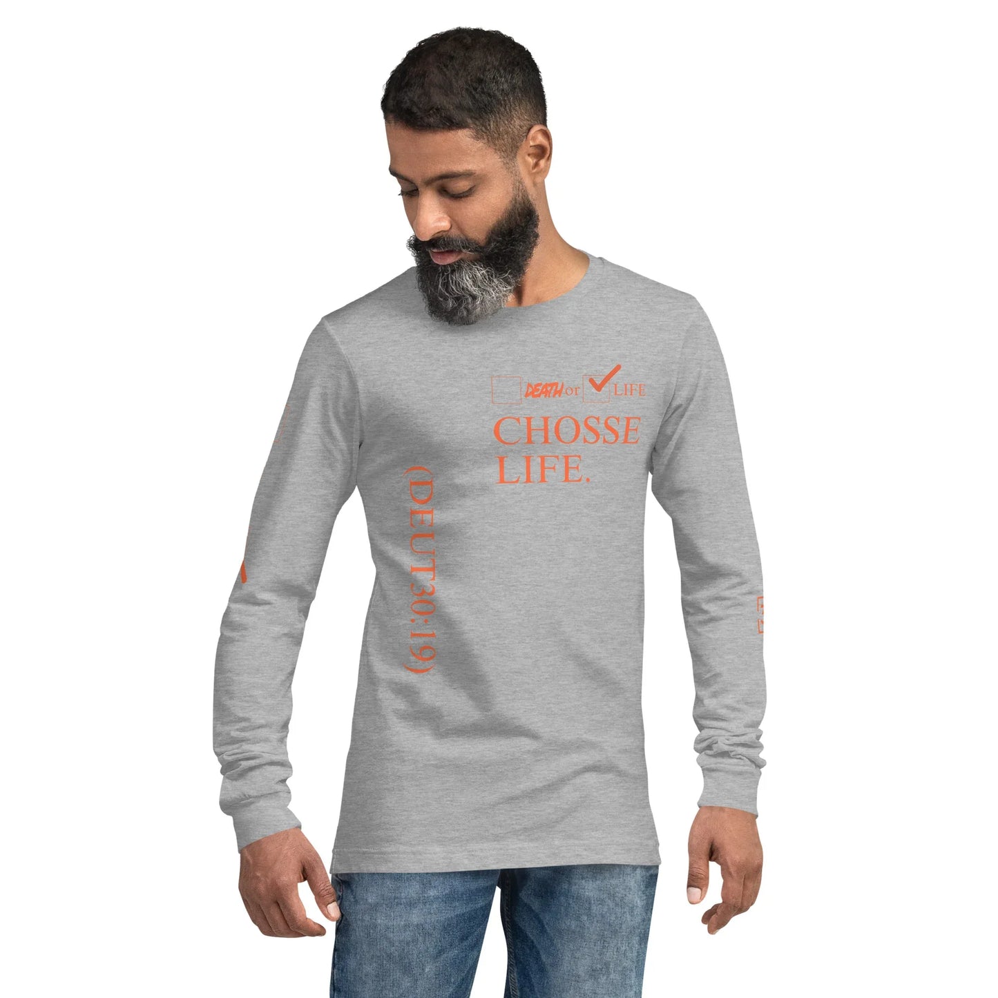 CHOOSE LIFE Unisex Long Sleeve Tee - Da G.A.T.E 33