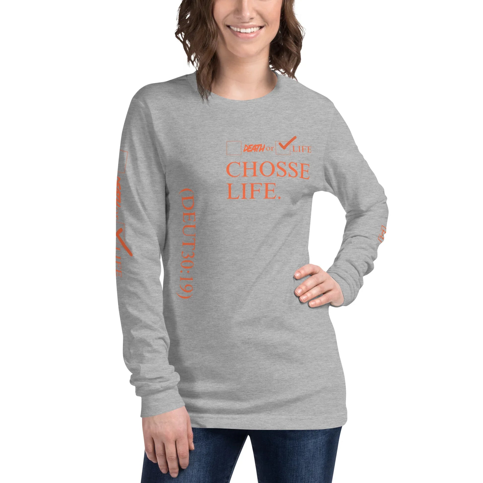 CHOOSE LIFE Unisex Long Sleeve Tee - Da G.A.T.E 33