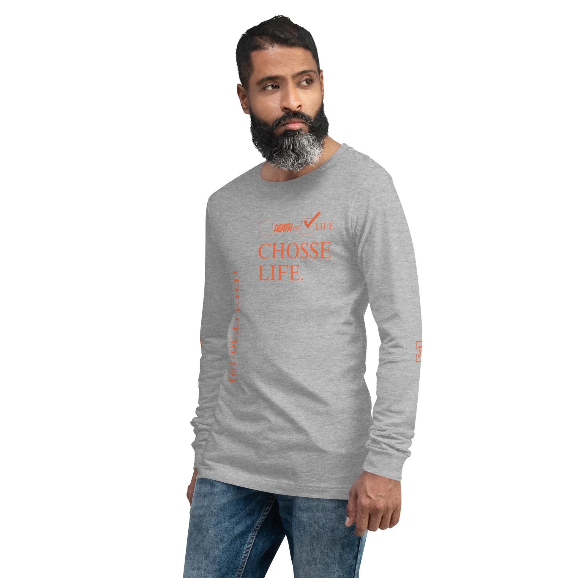 CHOOSE LIFE Unisex Long Sleeve Tee - Da G.A.T.E 33