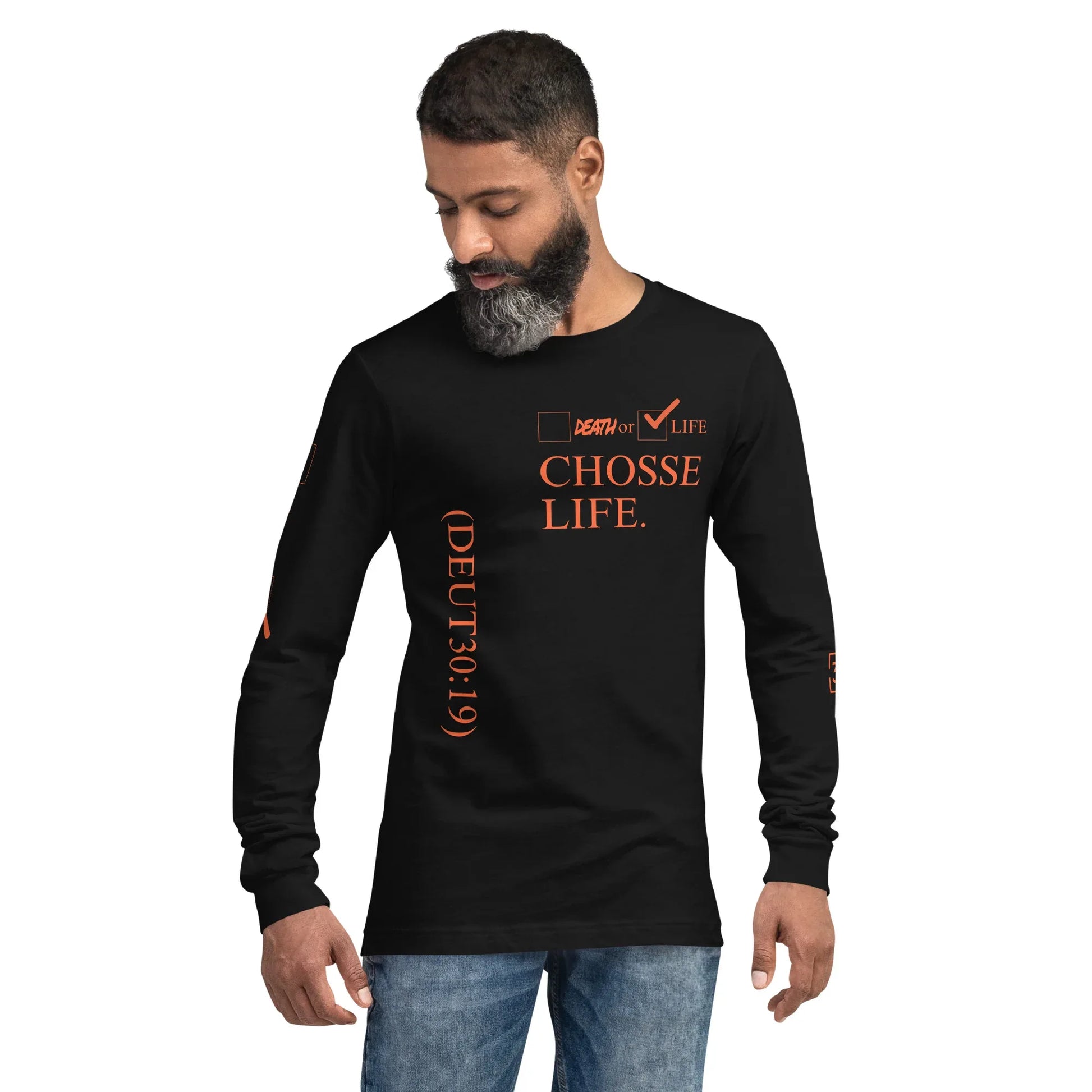 CHOOSE LIFE Unisex Long Sleeve Tee - Da G.A.T.E 33