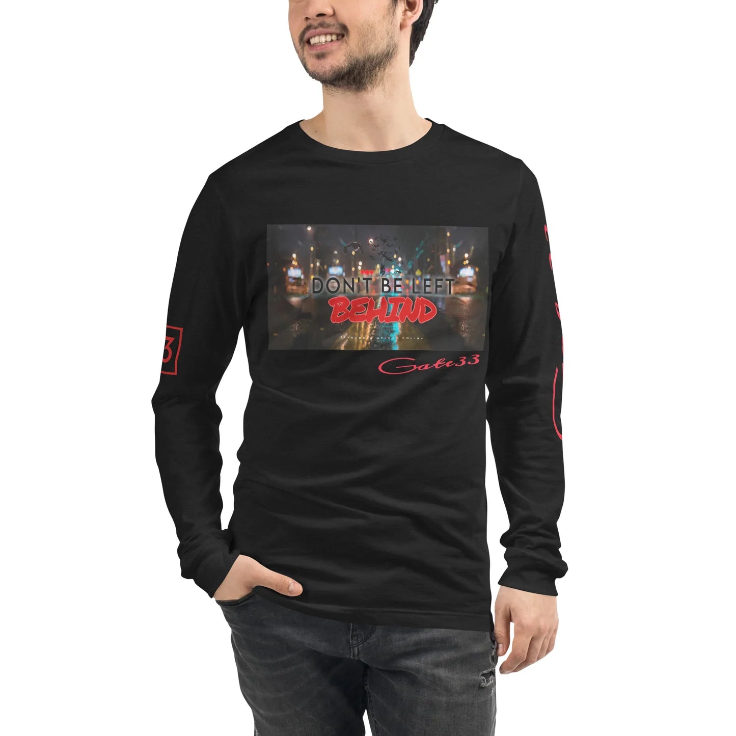 DON’T BE LEFT Unisex Long Sleeve Tee - Da G.A.T.E 33