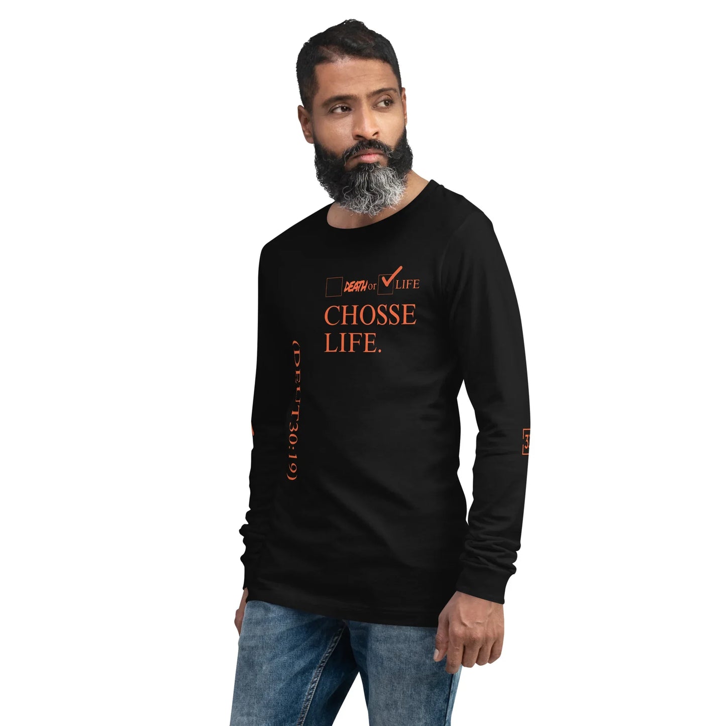 CHOOSE LIFE Unisex Long Sleeve Tee - Da G.A.T.E 33