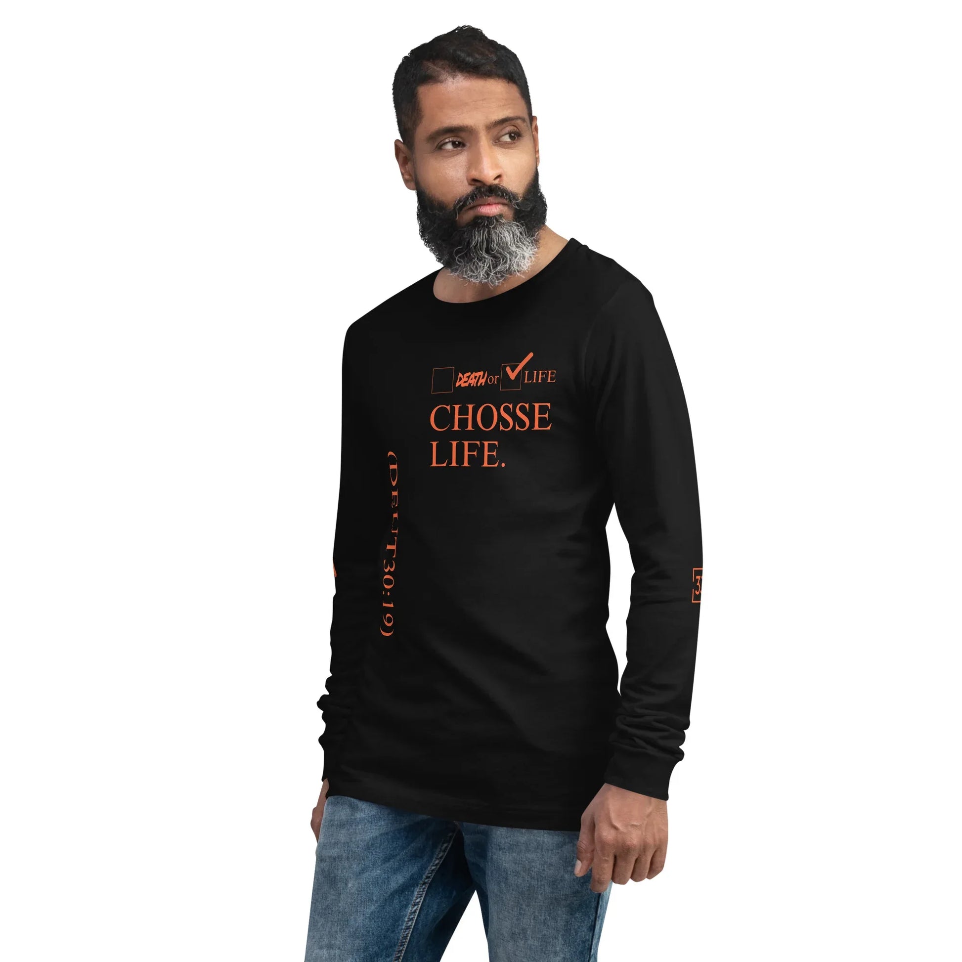 CHOOSE LIFE Unisex Long Sleeve Tee - Da G.A.T.E 33