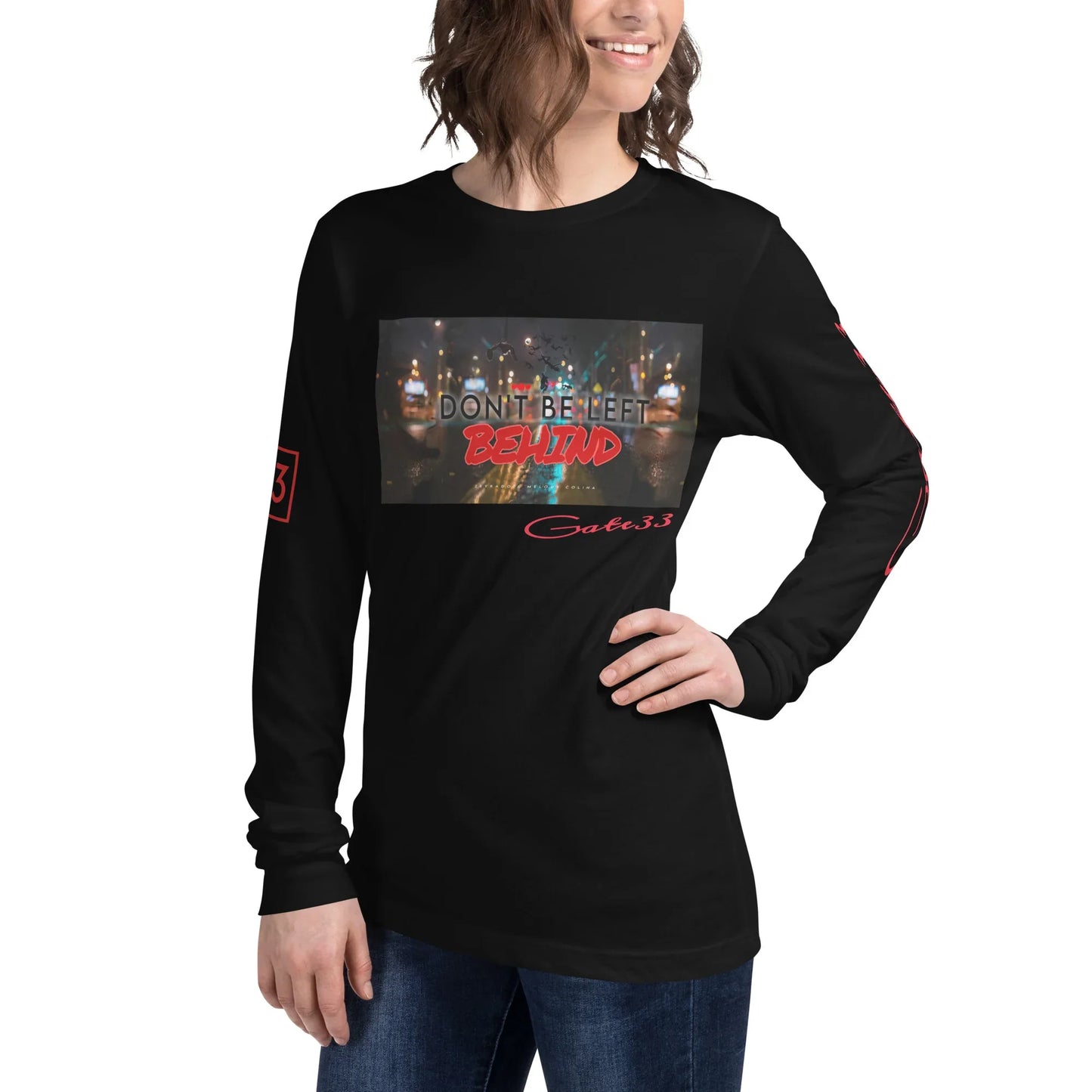 DON’T BE LEFT Unisex Long Sleeve Tee - Da G.A.T.E 33