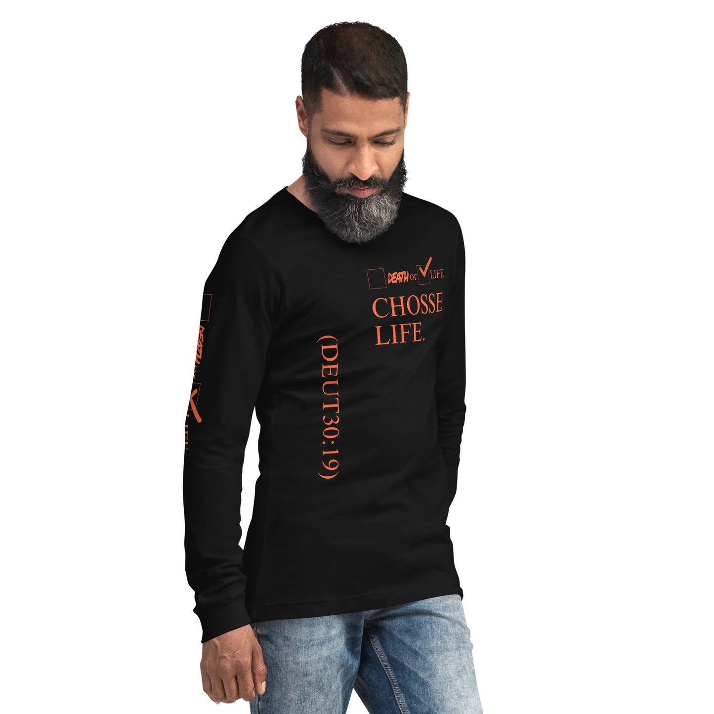 CHOOSE LIFE Unisex Long Sleeve Tee - Da G.A.T.E 33