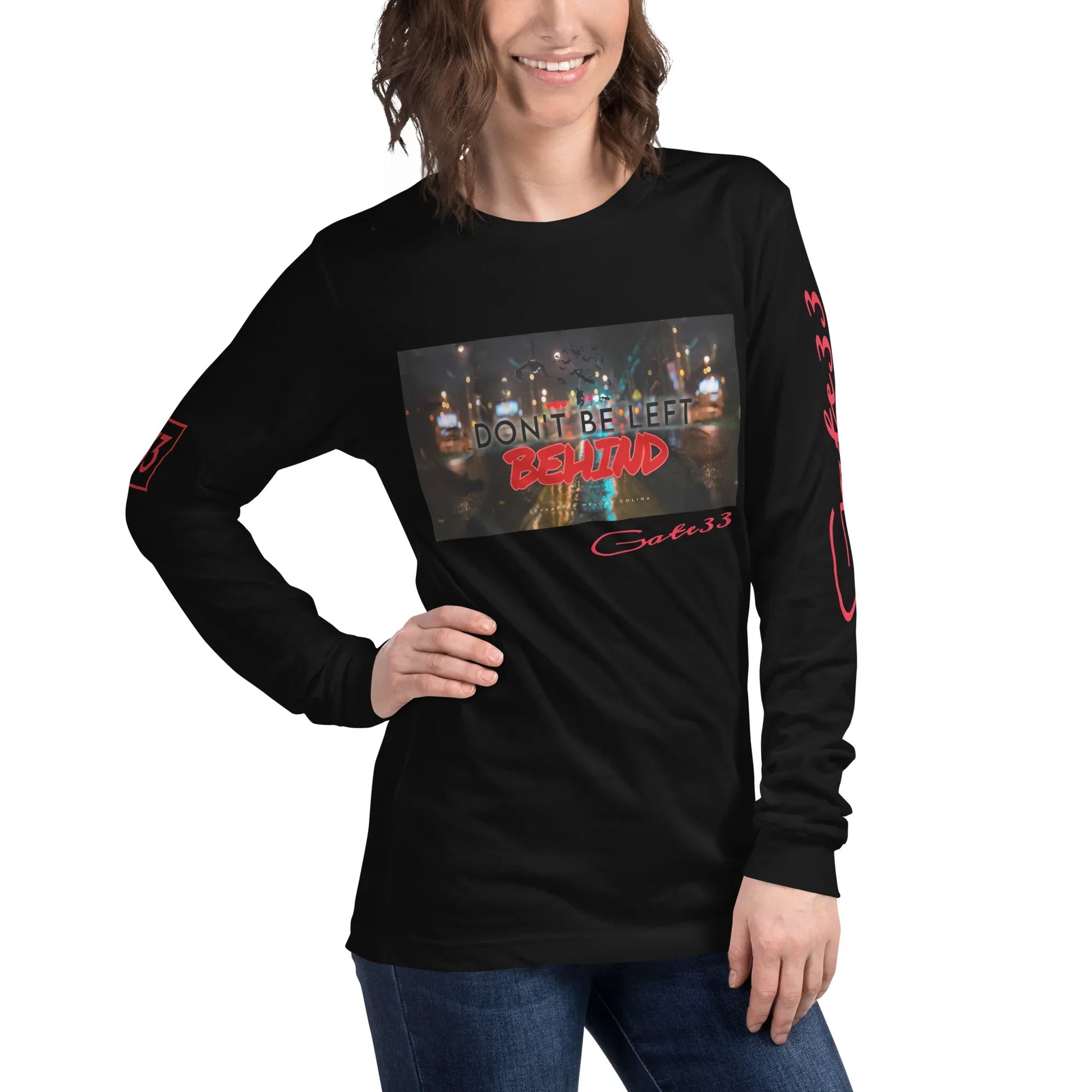 DON’T BE LEFT Unisex Long Sleeve Tee - Da G.A.T.E 33