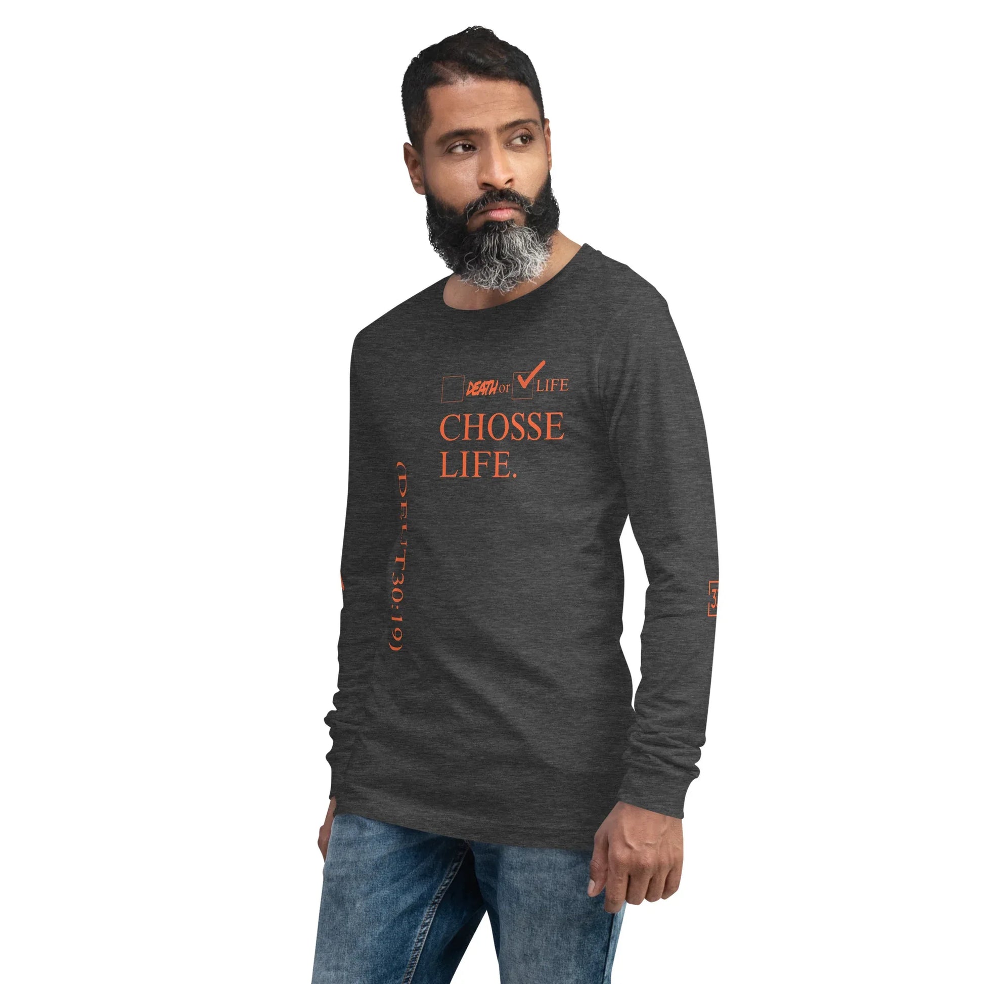 CHOOSE LIFE Unisex Long Sleeve Tee - Da G.A.T.E 33