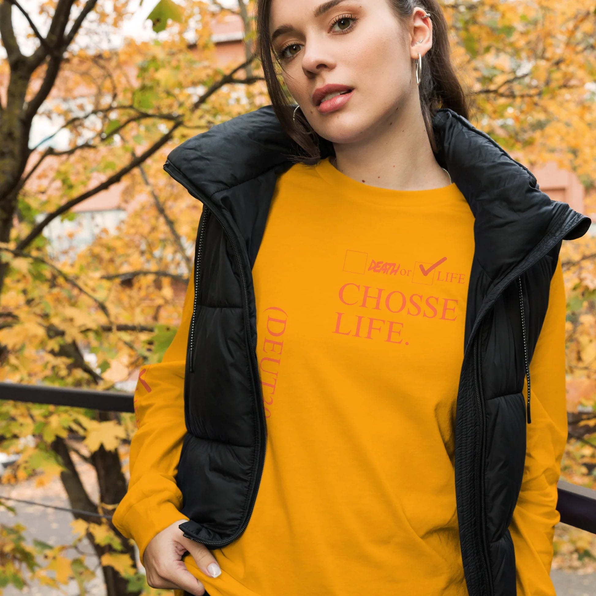 CHOOSE LIFE Unisex Long Sleeve Tee - Da G.A.T.E 33