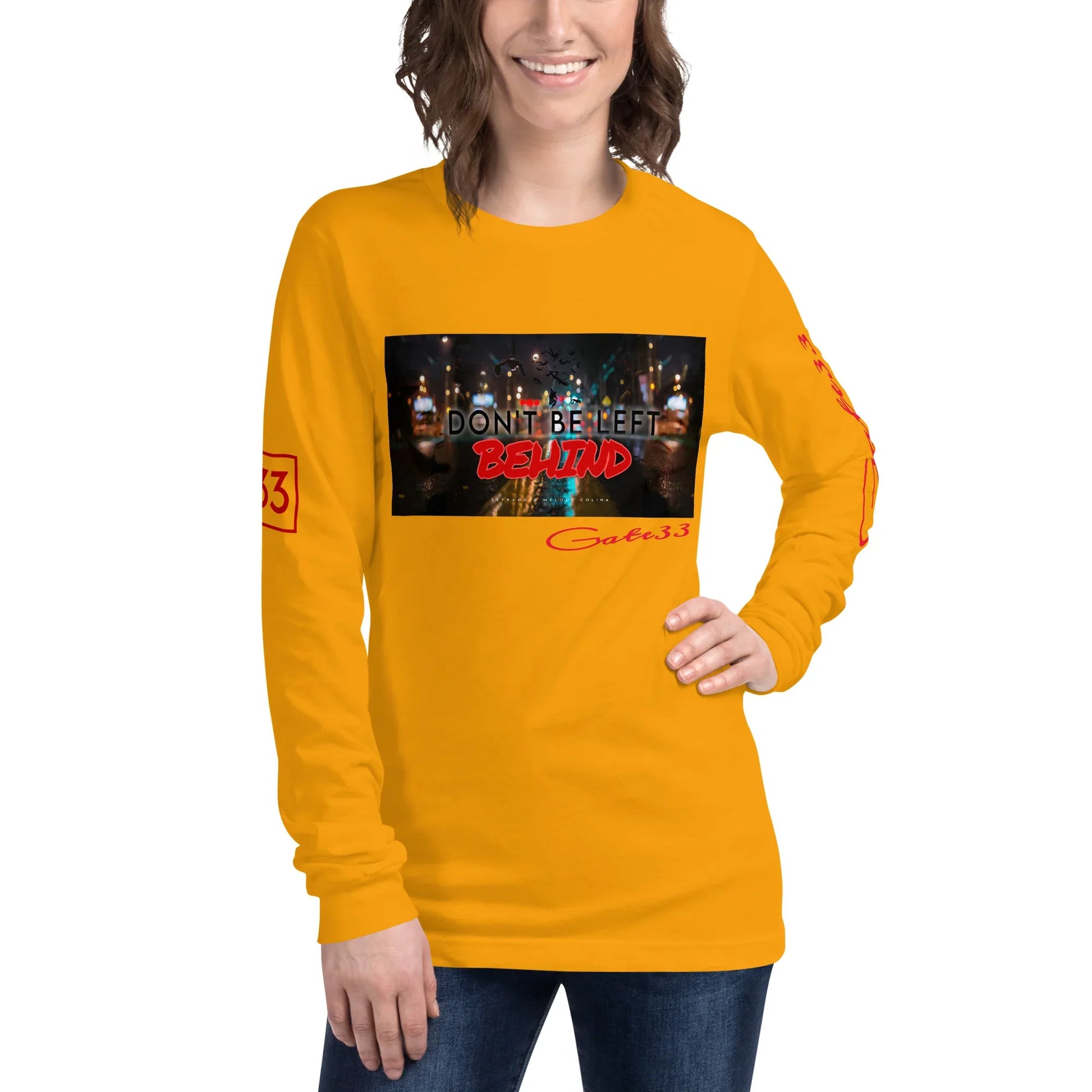 DON’T BE LEFT Unisex Long Sleeve Tee - Da G.A.T.E 33