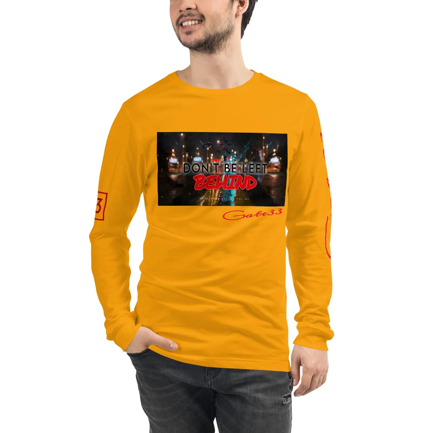 DON’T BE LEFT Unisex Long Sleeve Tee - Da G.A.T.E 33