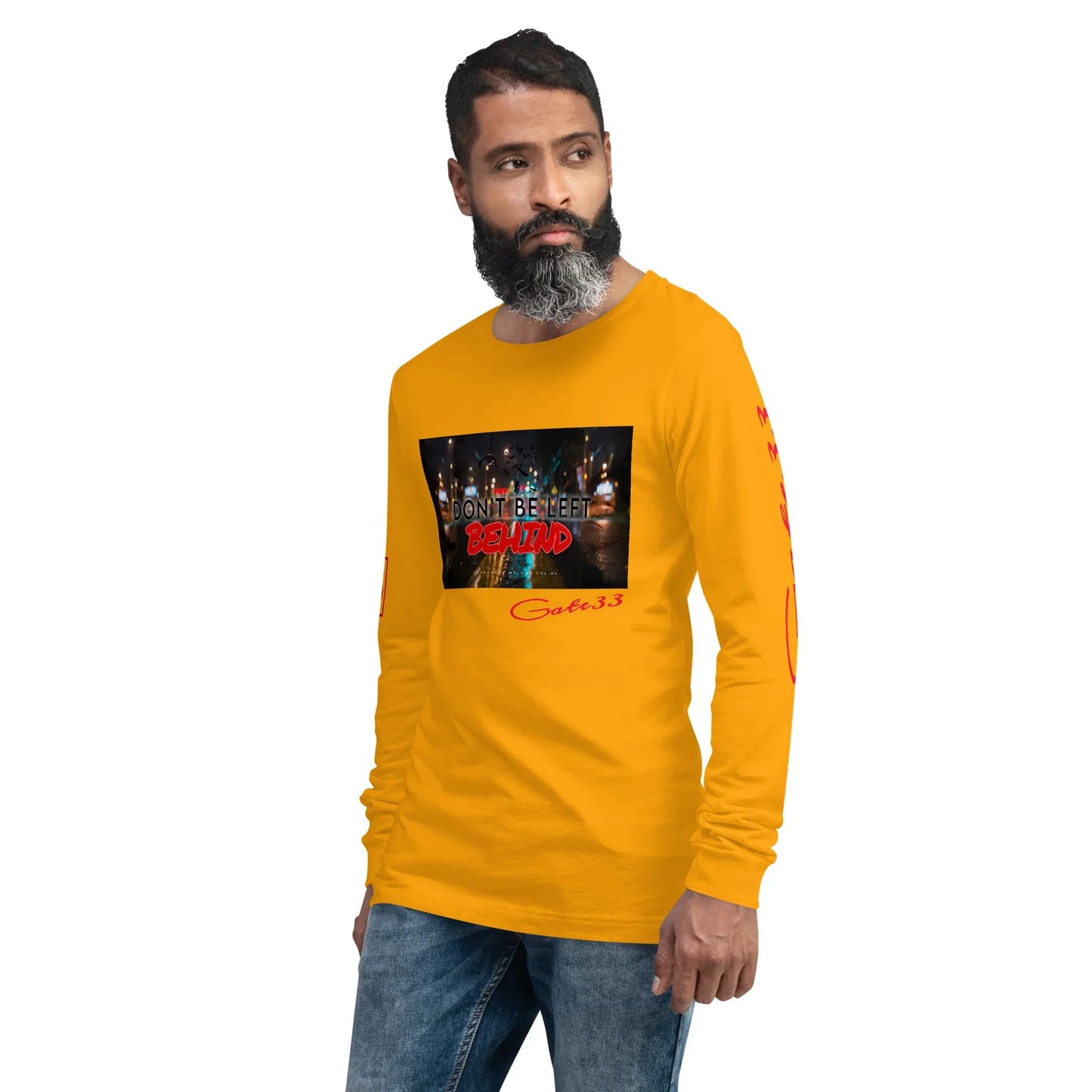 DON’T BE LEFT Unisex Long Sleeve Tee - Da G.A.T.E 33